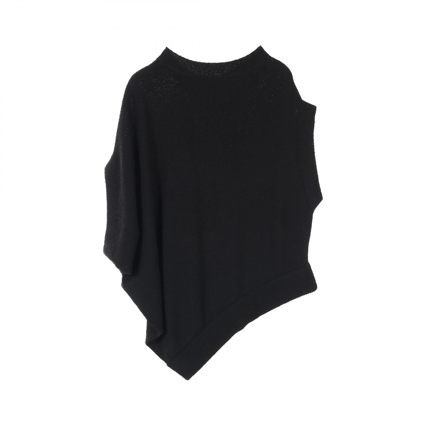 Fendi Rayon Knit Top Black