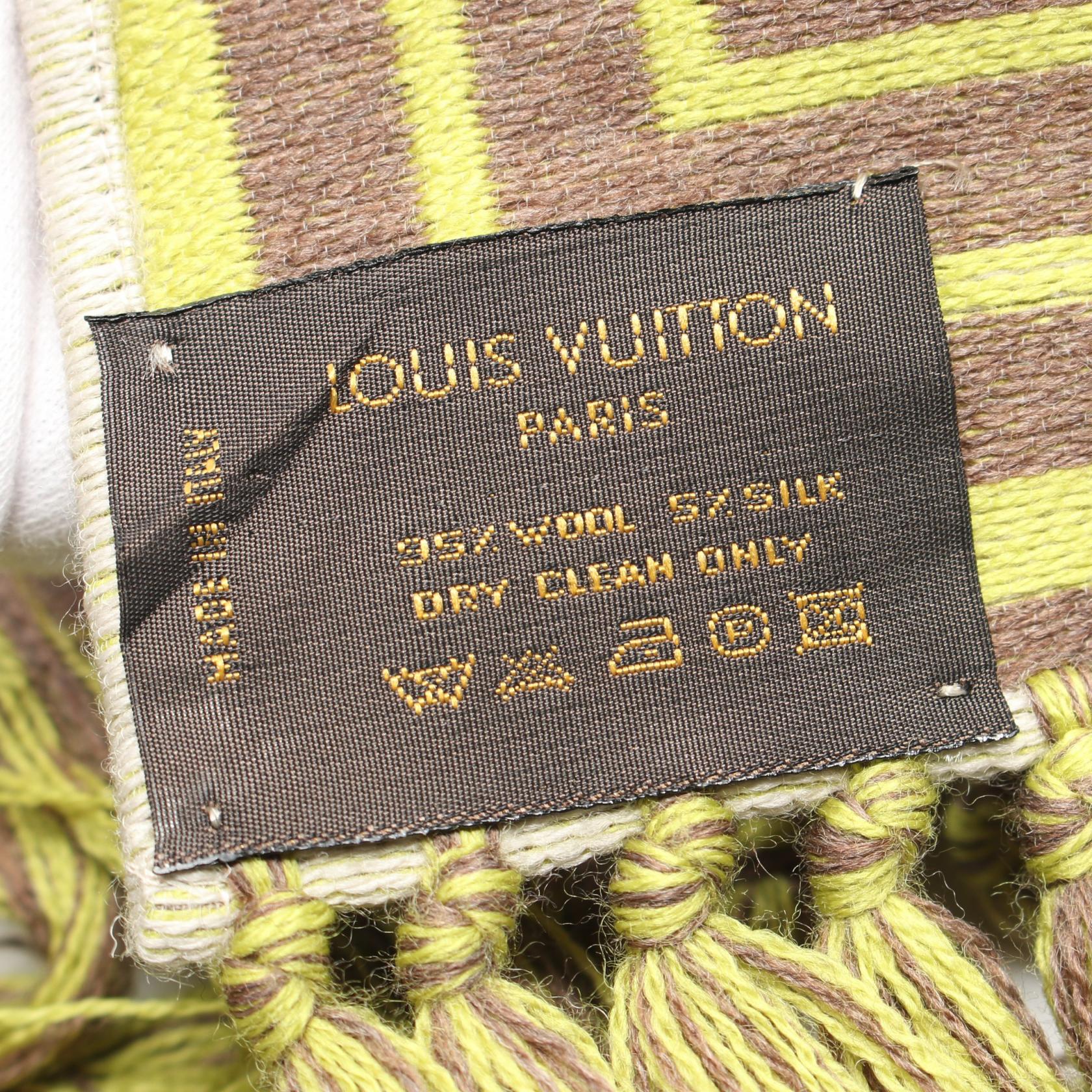 Louis Vuitton Wool Silk Scarf