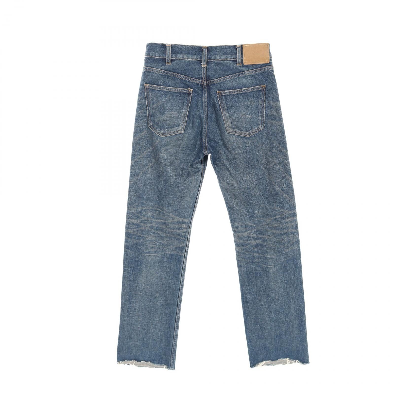 Celine Denim Pants Cotton Blue