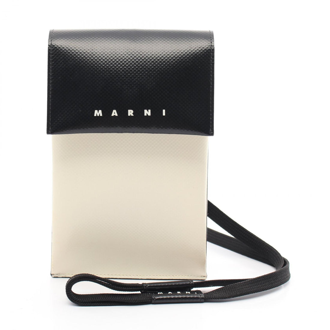 Marni Tribeca PVC Coated Canvas Shoulder Bag