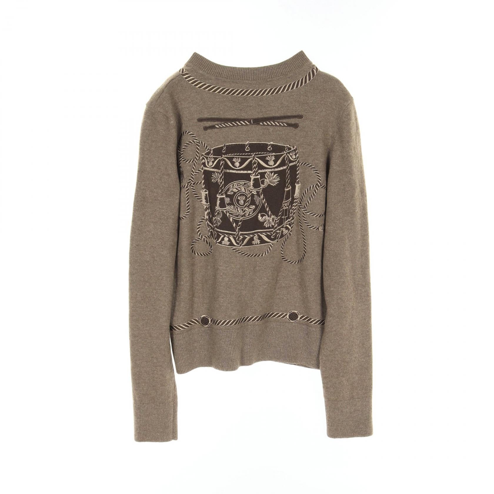 Hermes Wool Cardigan Les Tambours