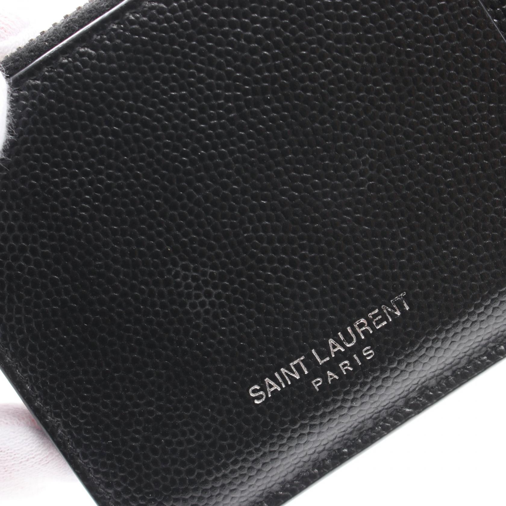 Yves Saint Laurent Leather Coin Case 609362