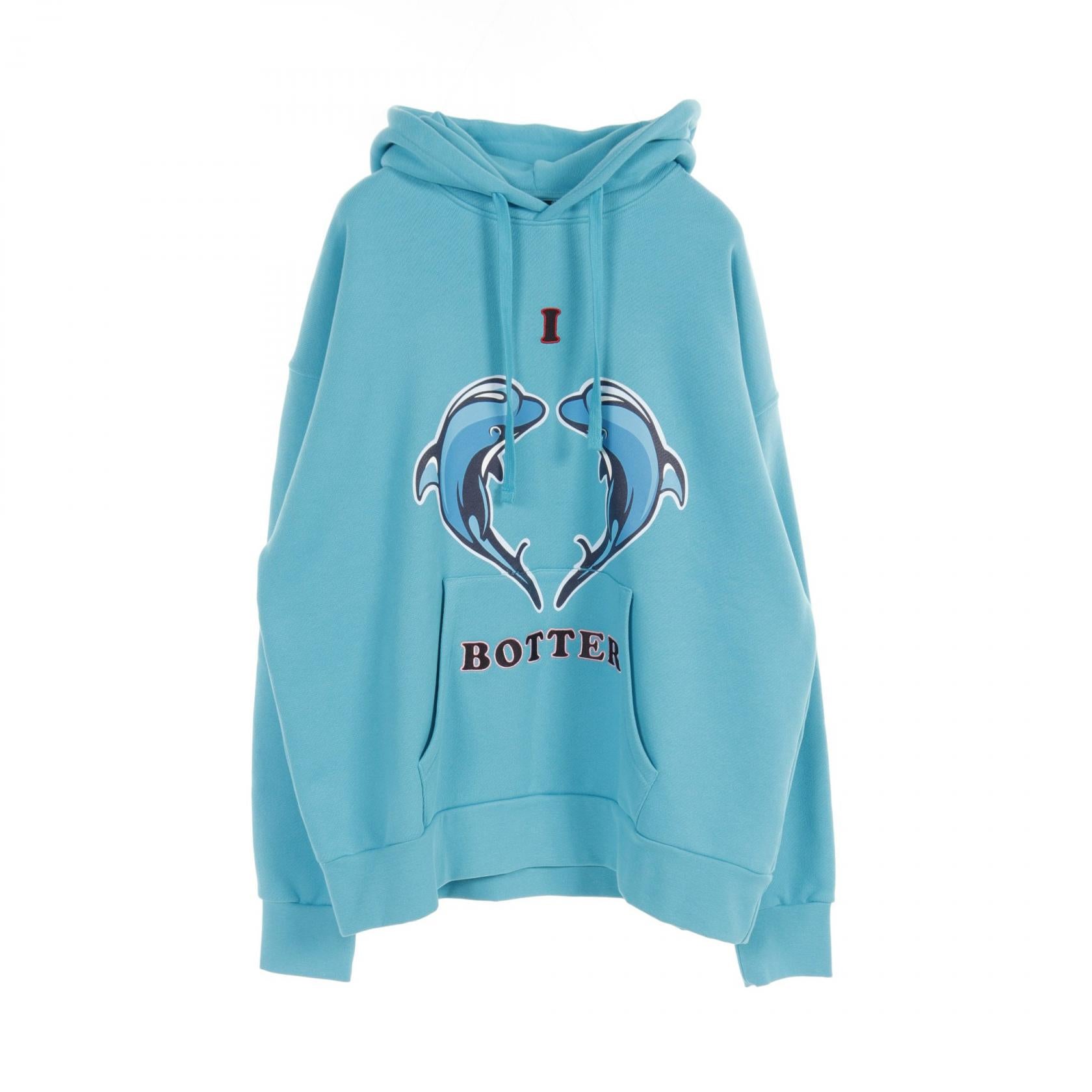 BOTTER Dolphin Hoodie Cotton Blue Men