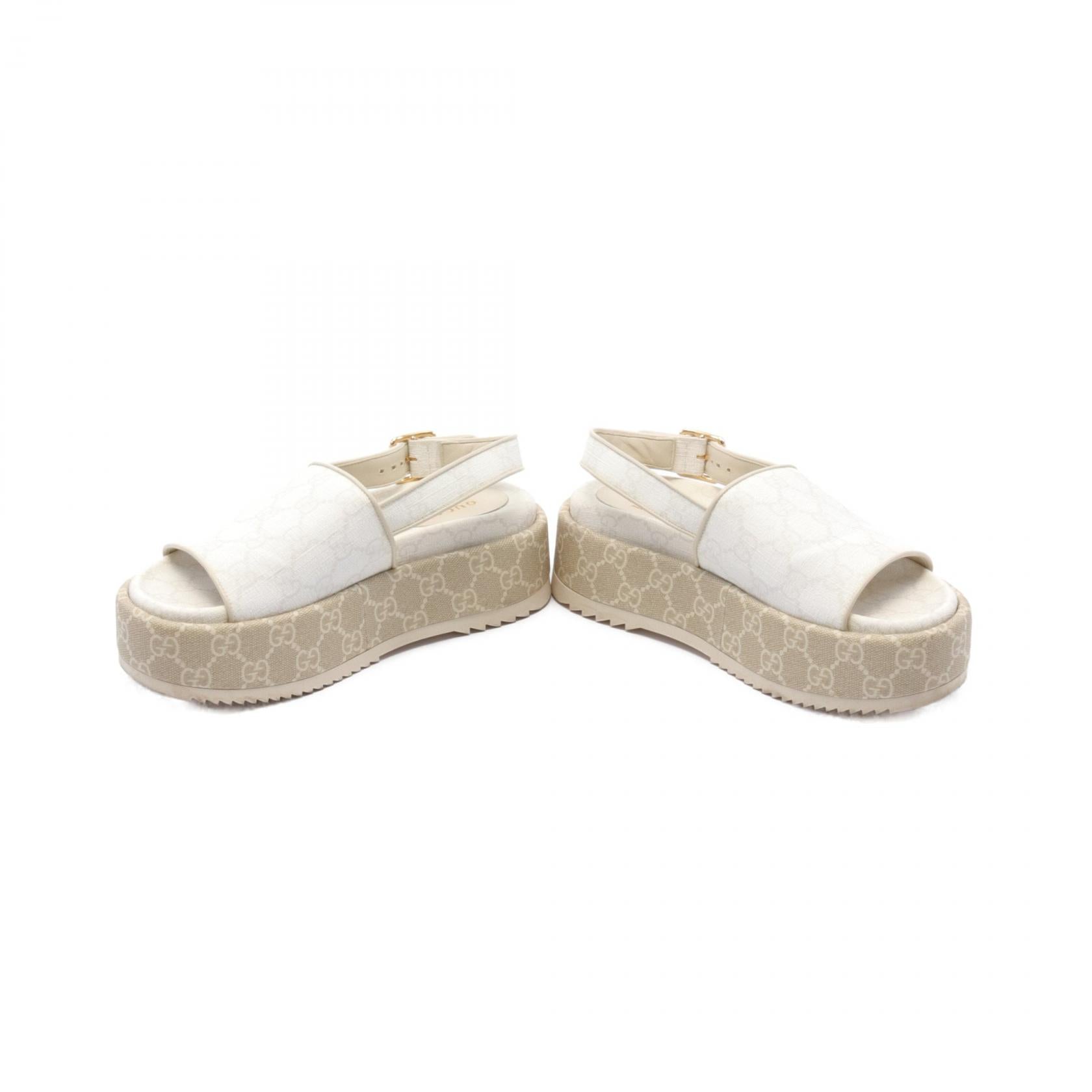 Gucci GG Supreme Sandals PVC Canvas