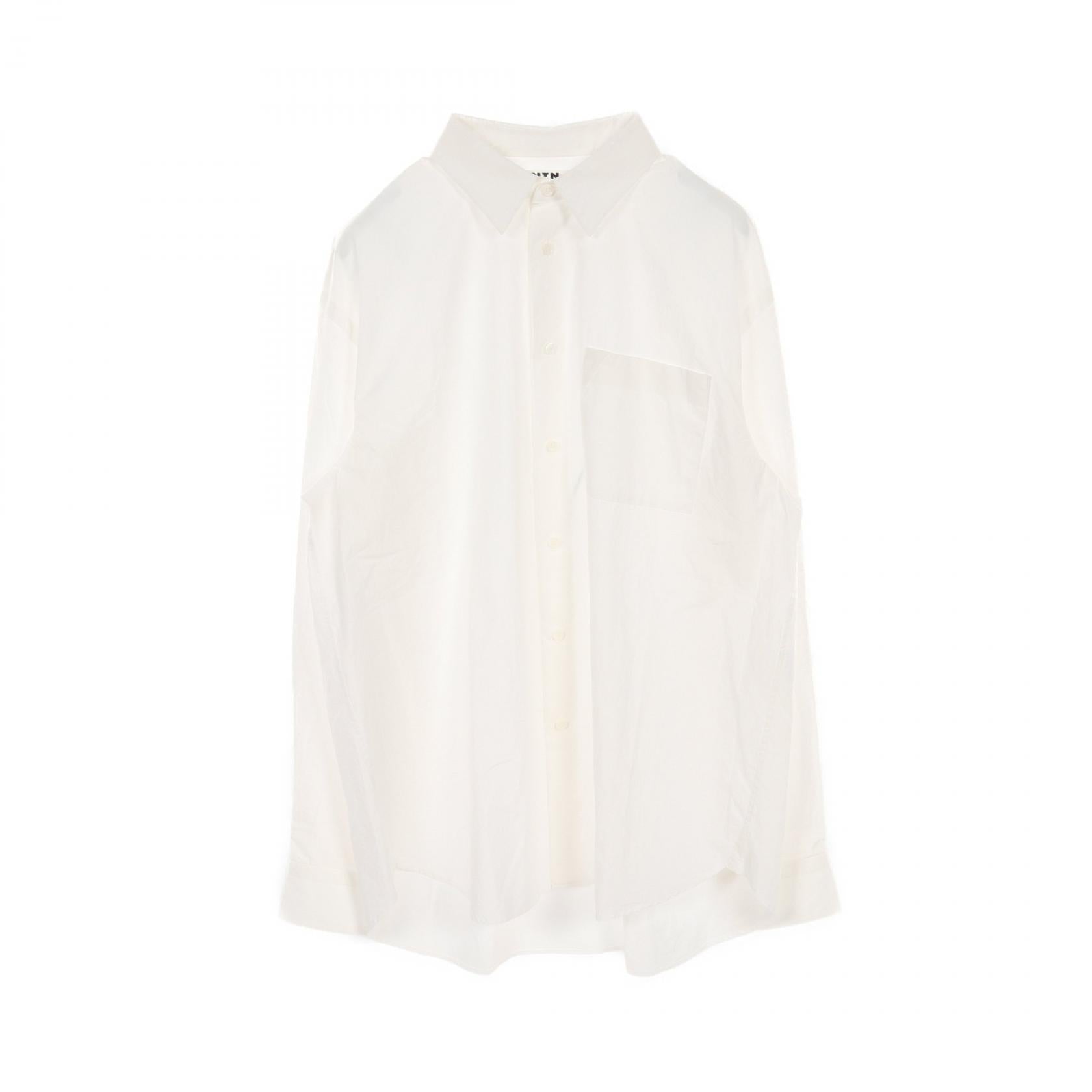 NTN Cotton Shirt Men White Used