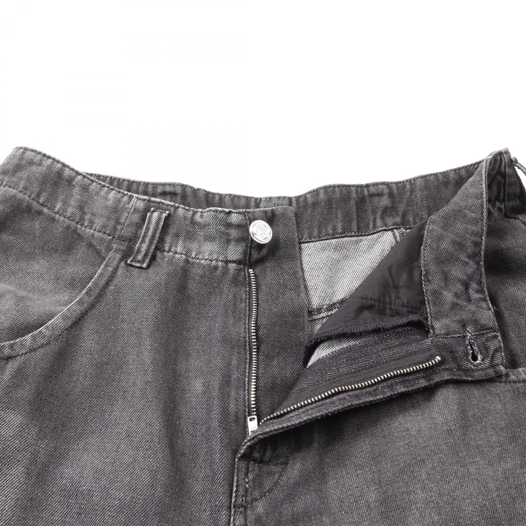 Blue Marble Cotton Denim Pants Men