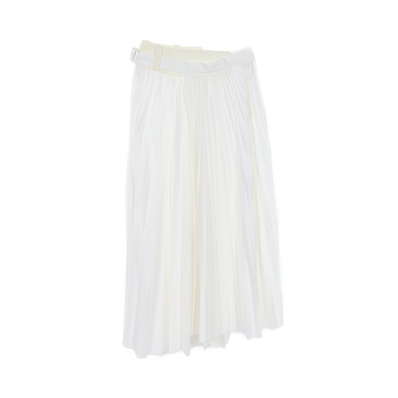 Sacai Cotton Polyester Skirt White