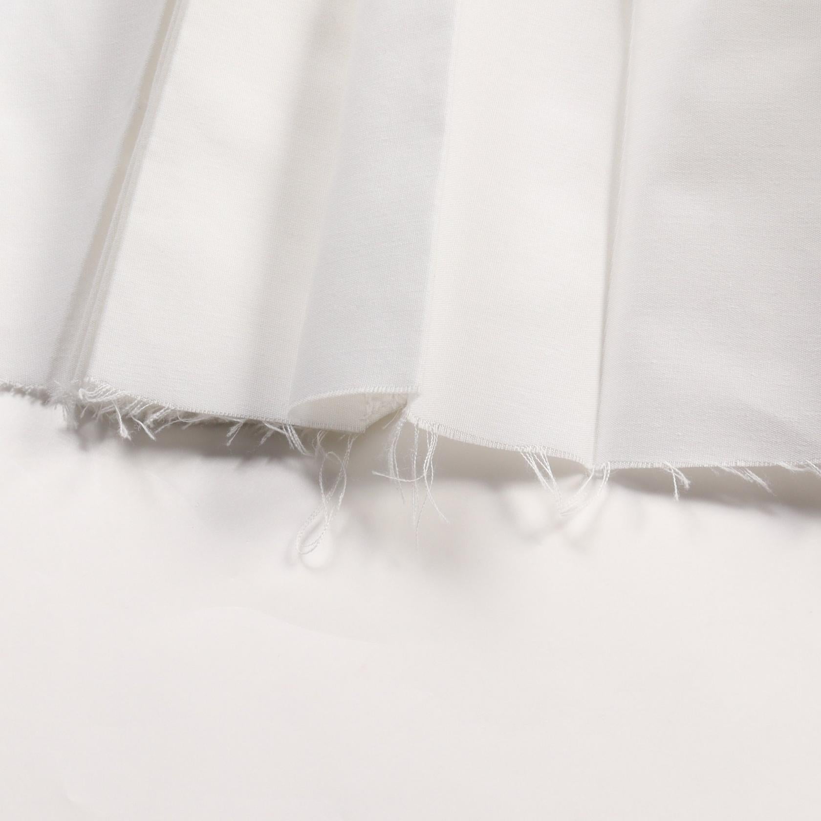 Sacai Cotton Polyester Skirt White