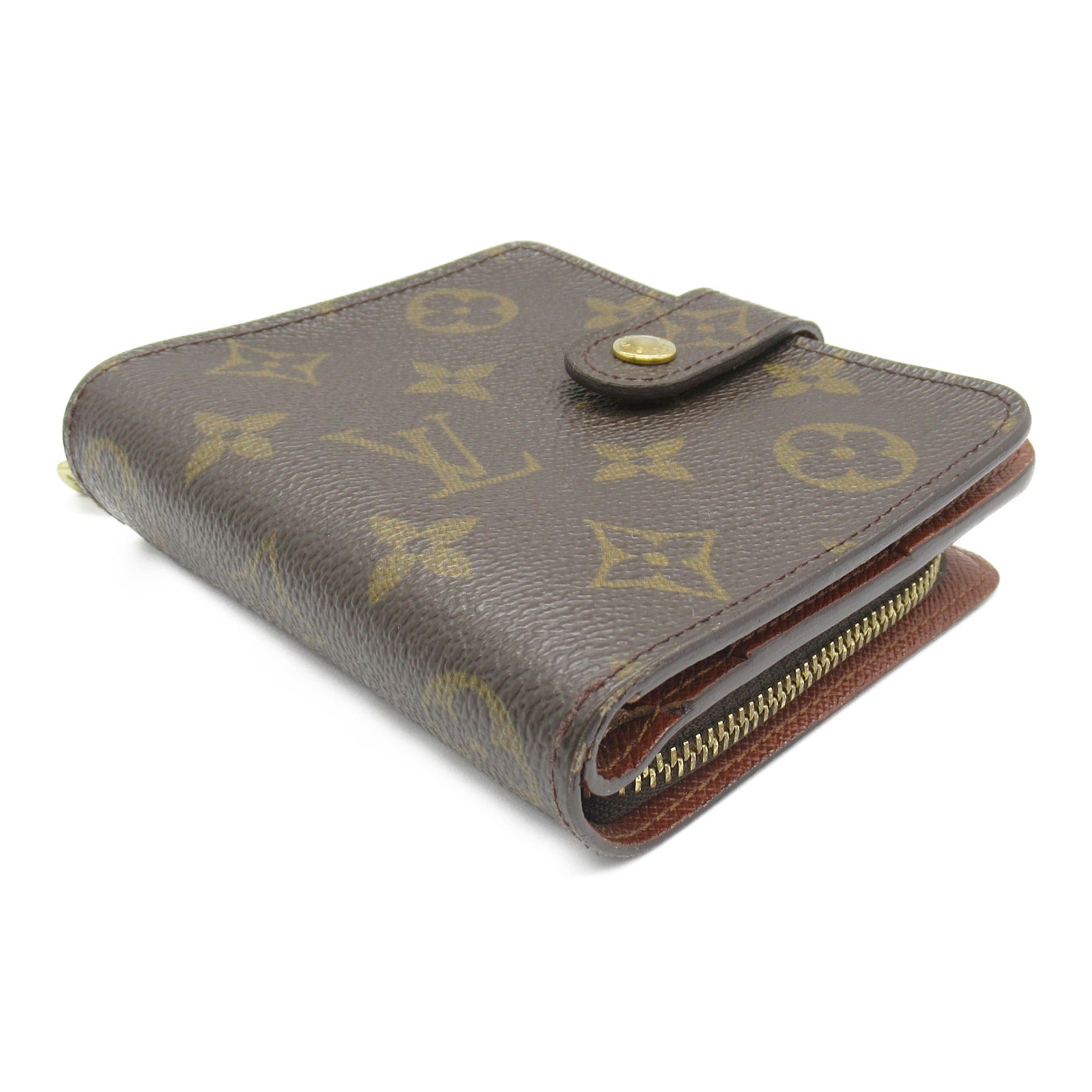 Louis Vuitton Compact Zip Wallet Brown M61667