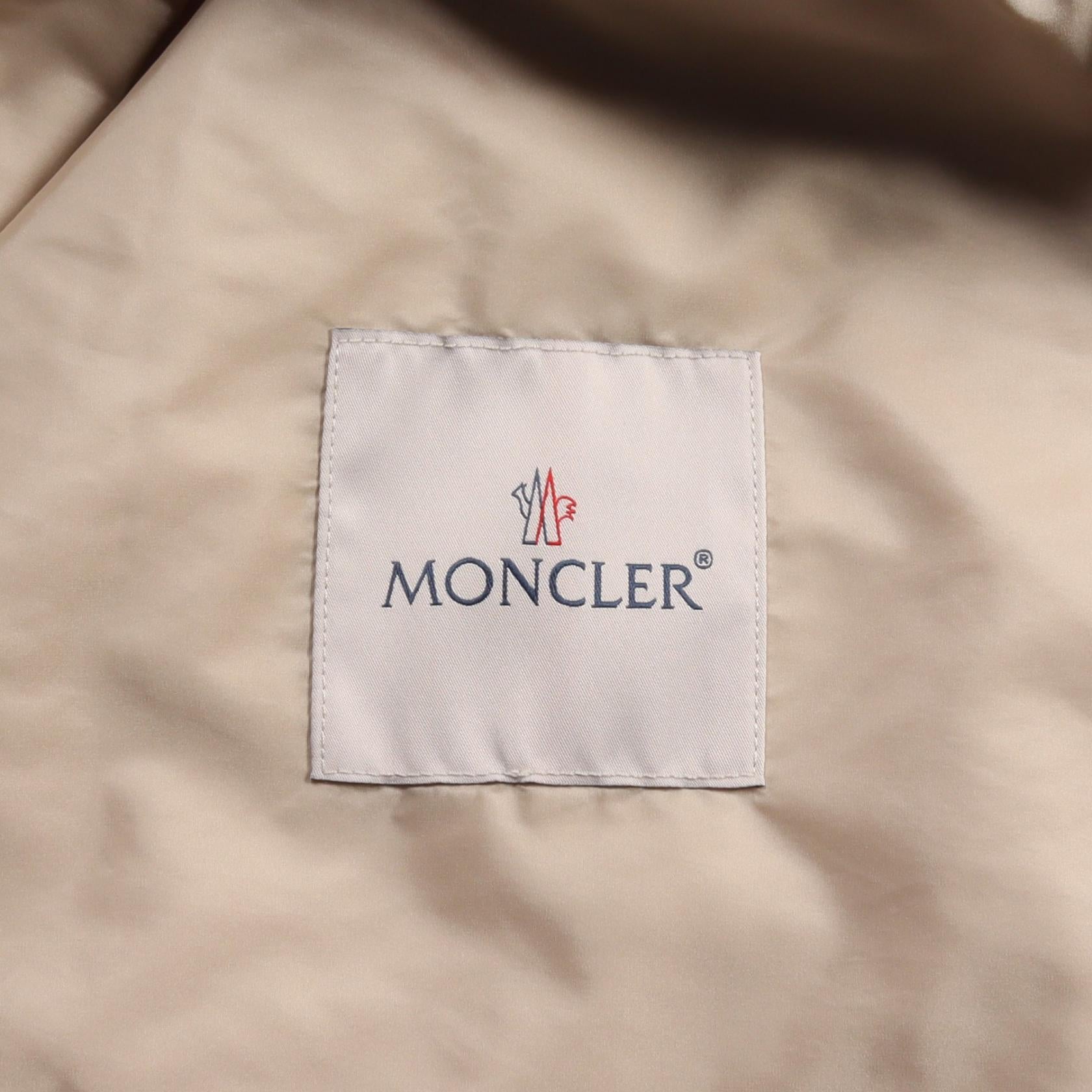 Moncler WETE Nylon Outerwear Beige