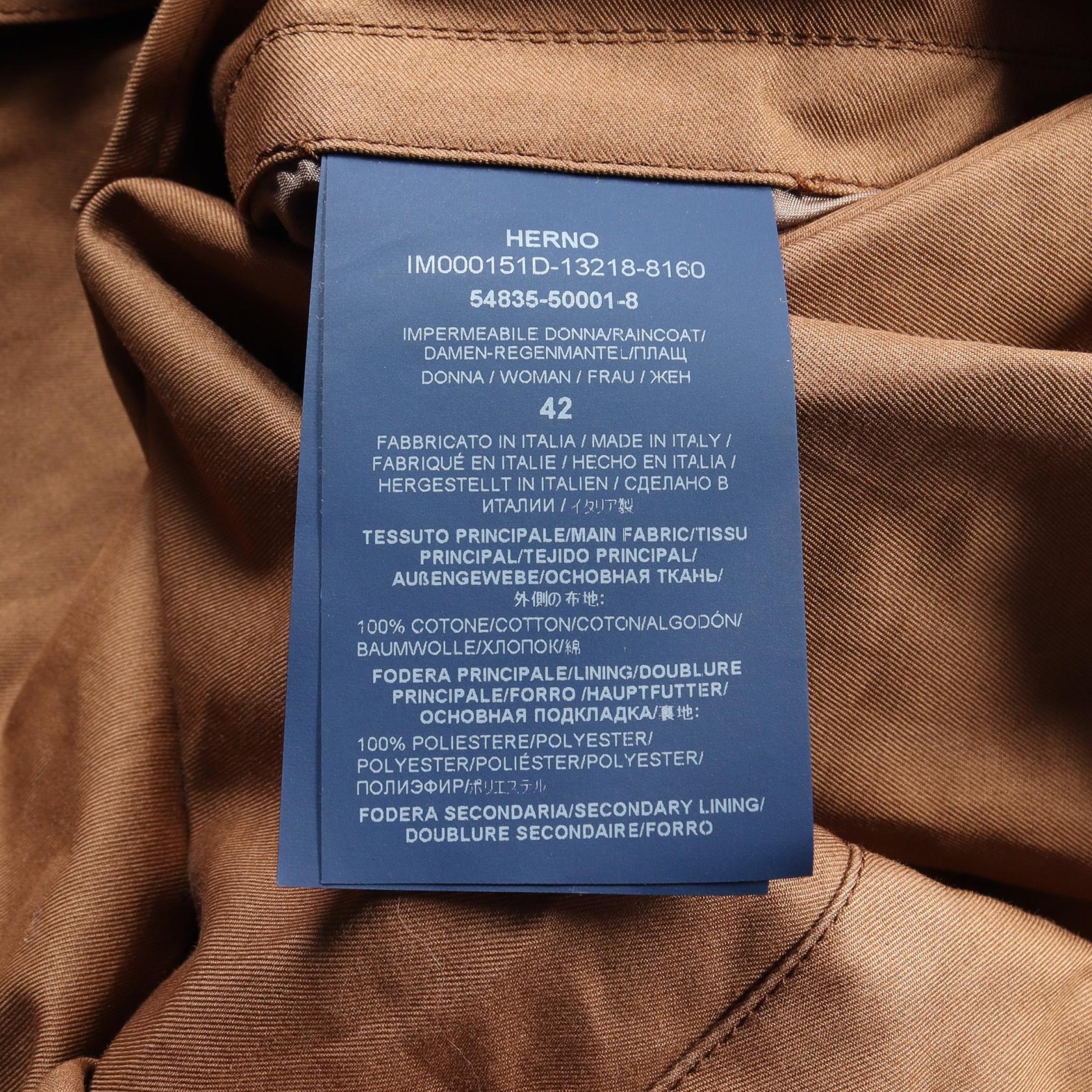 Herno Cotton Trench Coat IM000151D