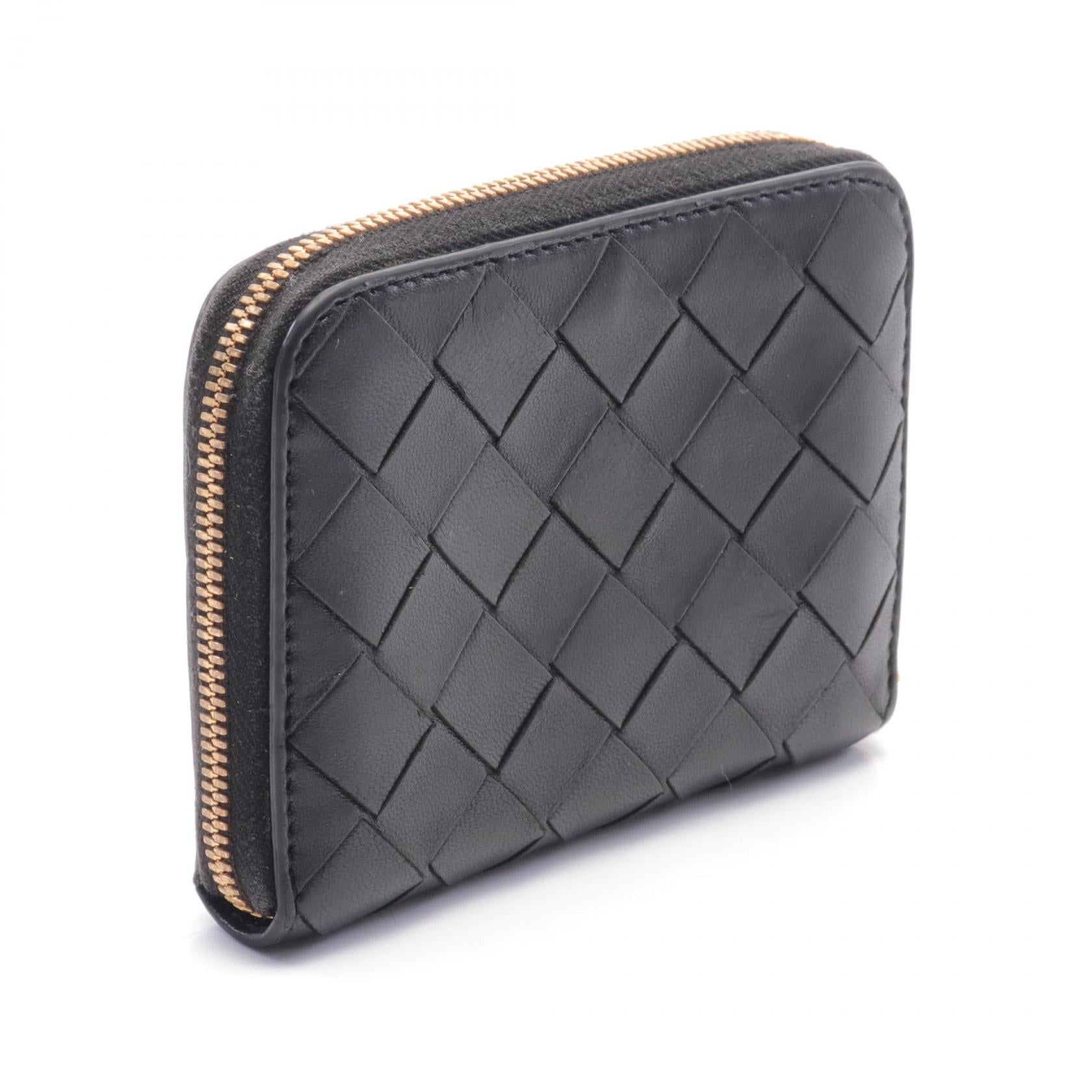 Bottega Veneta Intrecciato Leather Wallet Black