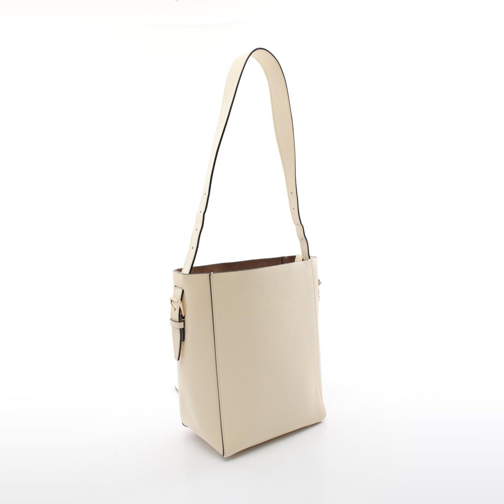 Valextra Small Leather Bucket Shoulder Bag