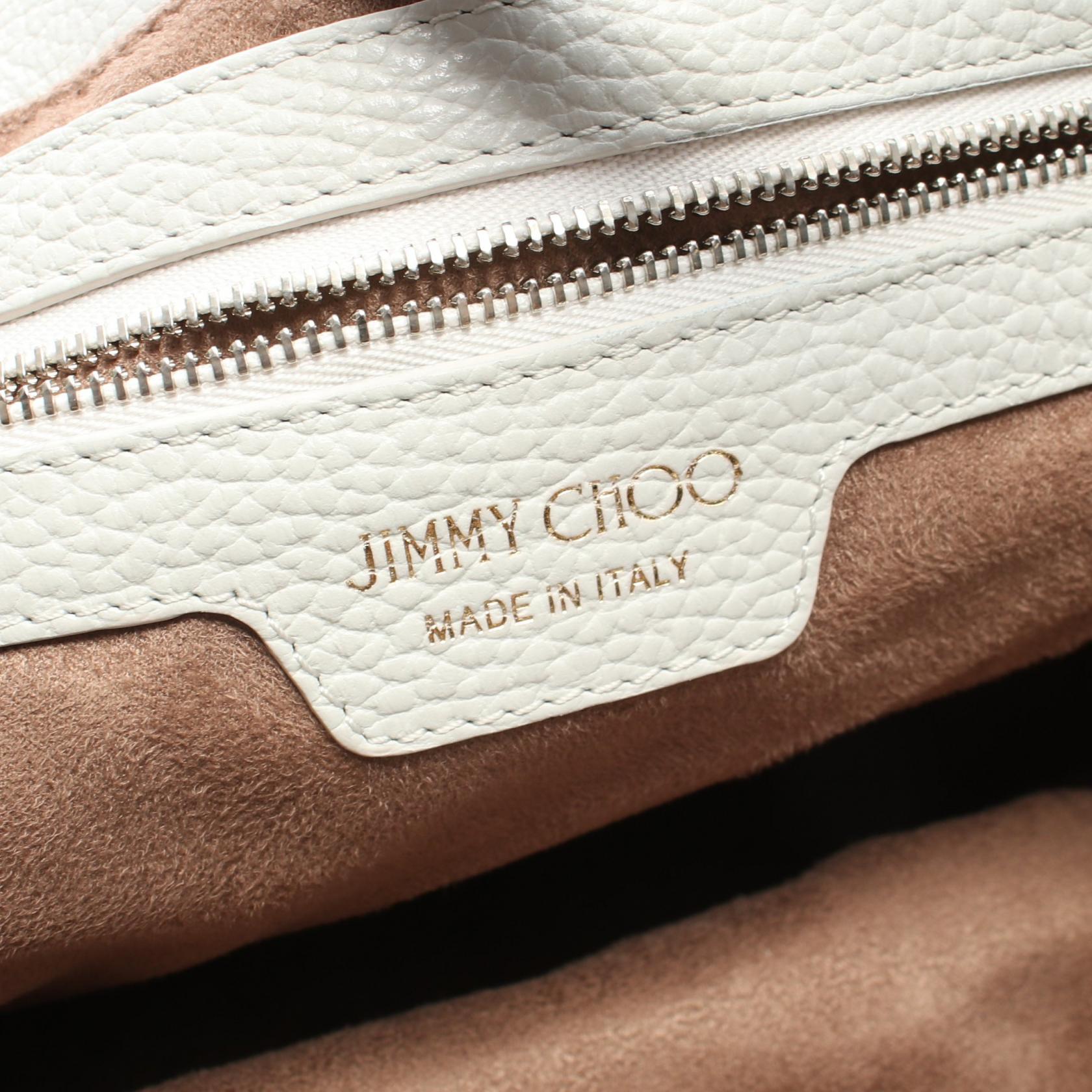 Jimmy Choo Star Embossed Leather Tote Bag