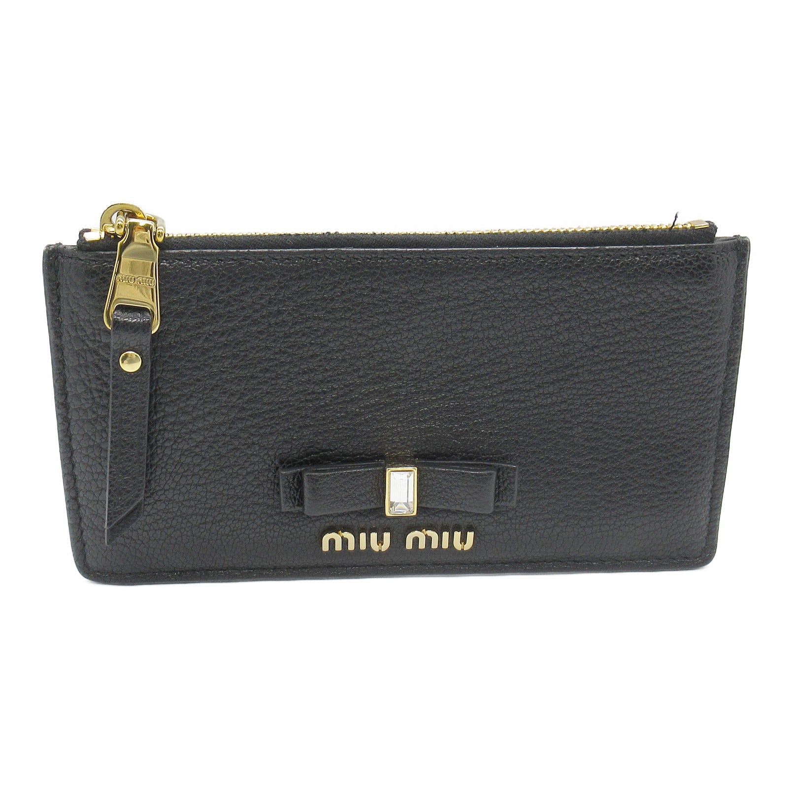 Miu Miu Leather Coin Card Holder Case