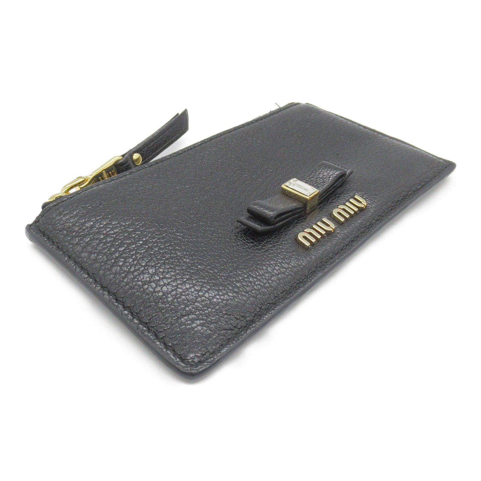 Miu Miu Leather Coin Card Holder Case