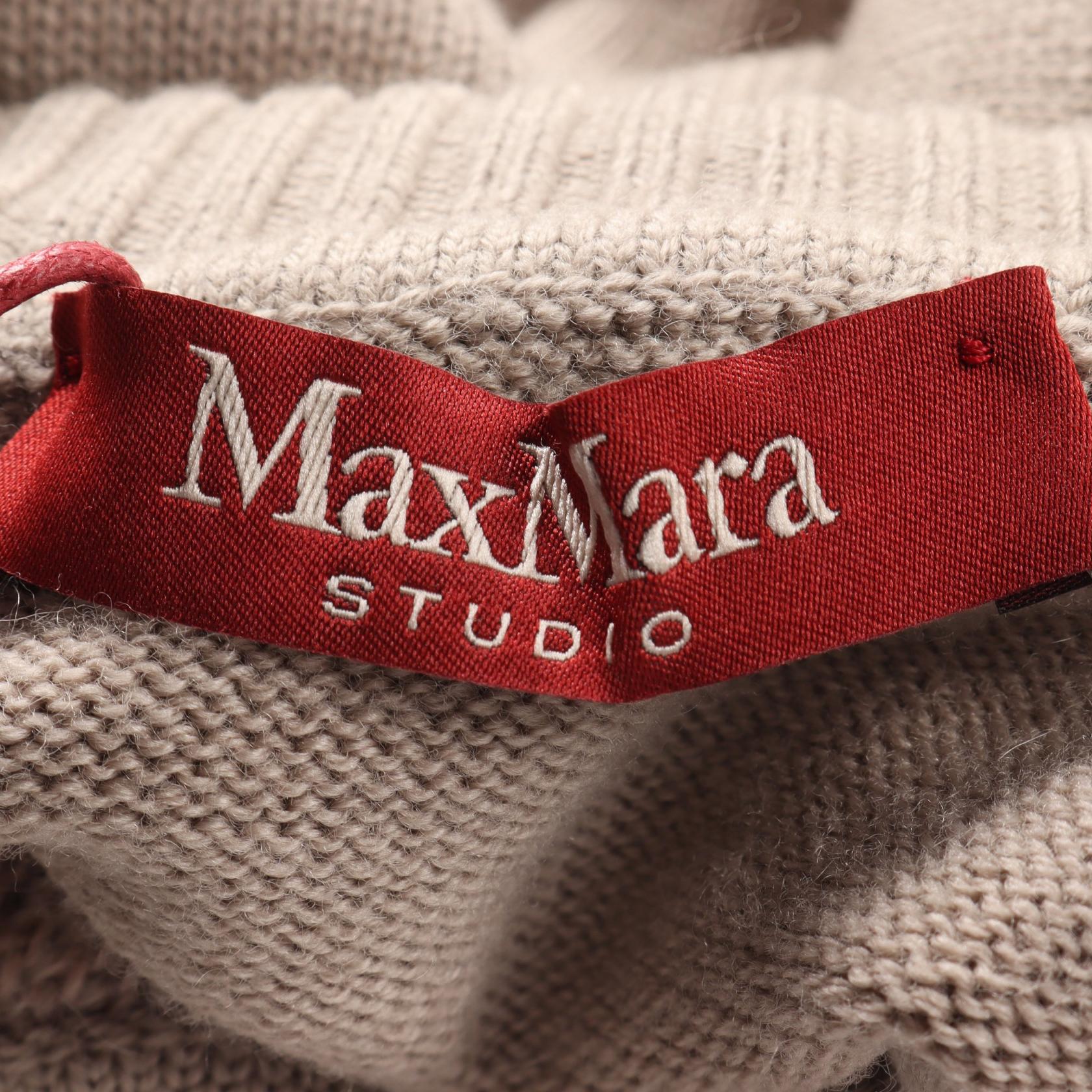 Max Mara Studio Goccia Wool Knit Top