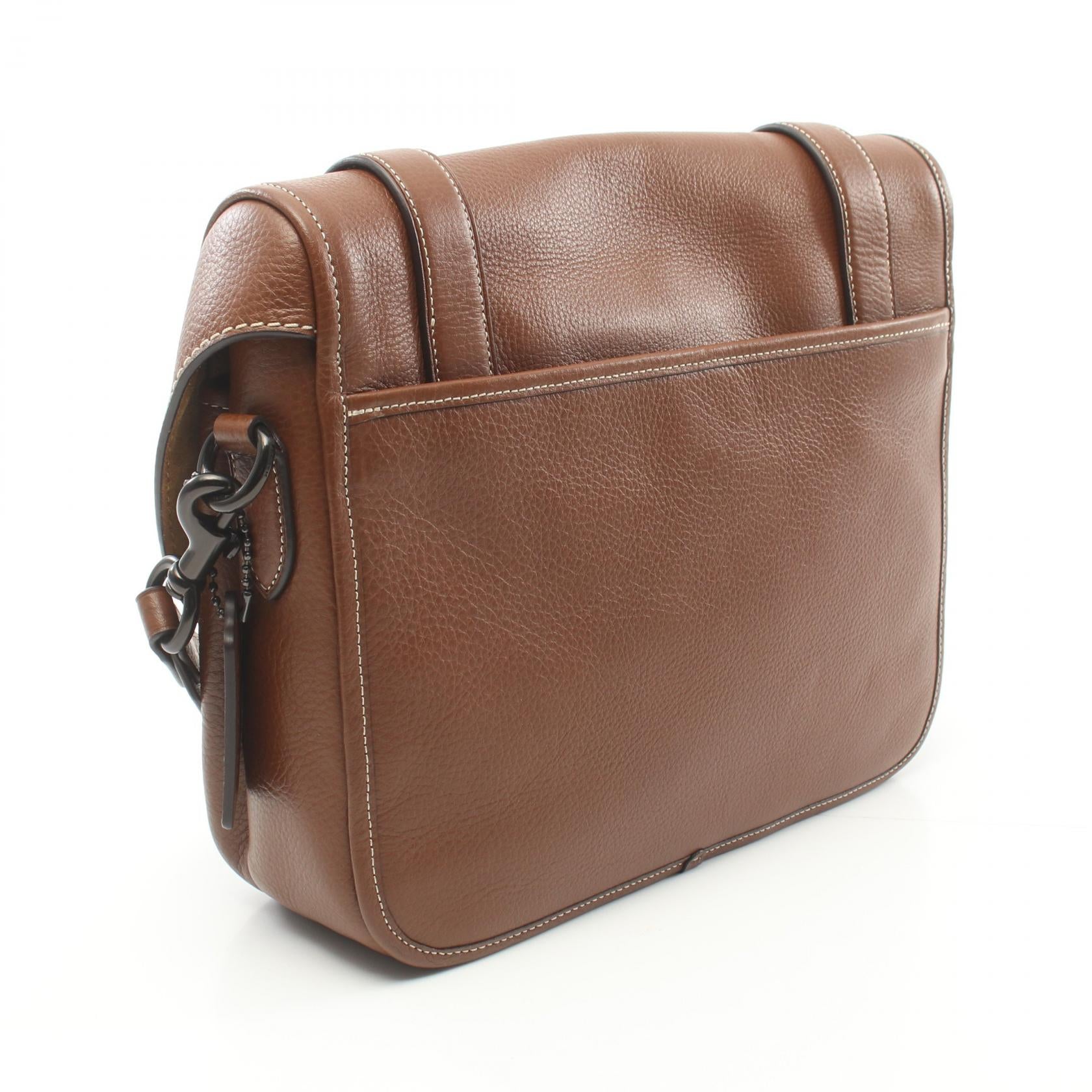 Coach Leather Carriage Messenger Bag