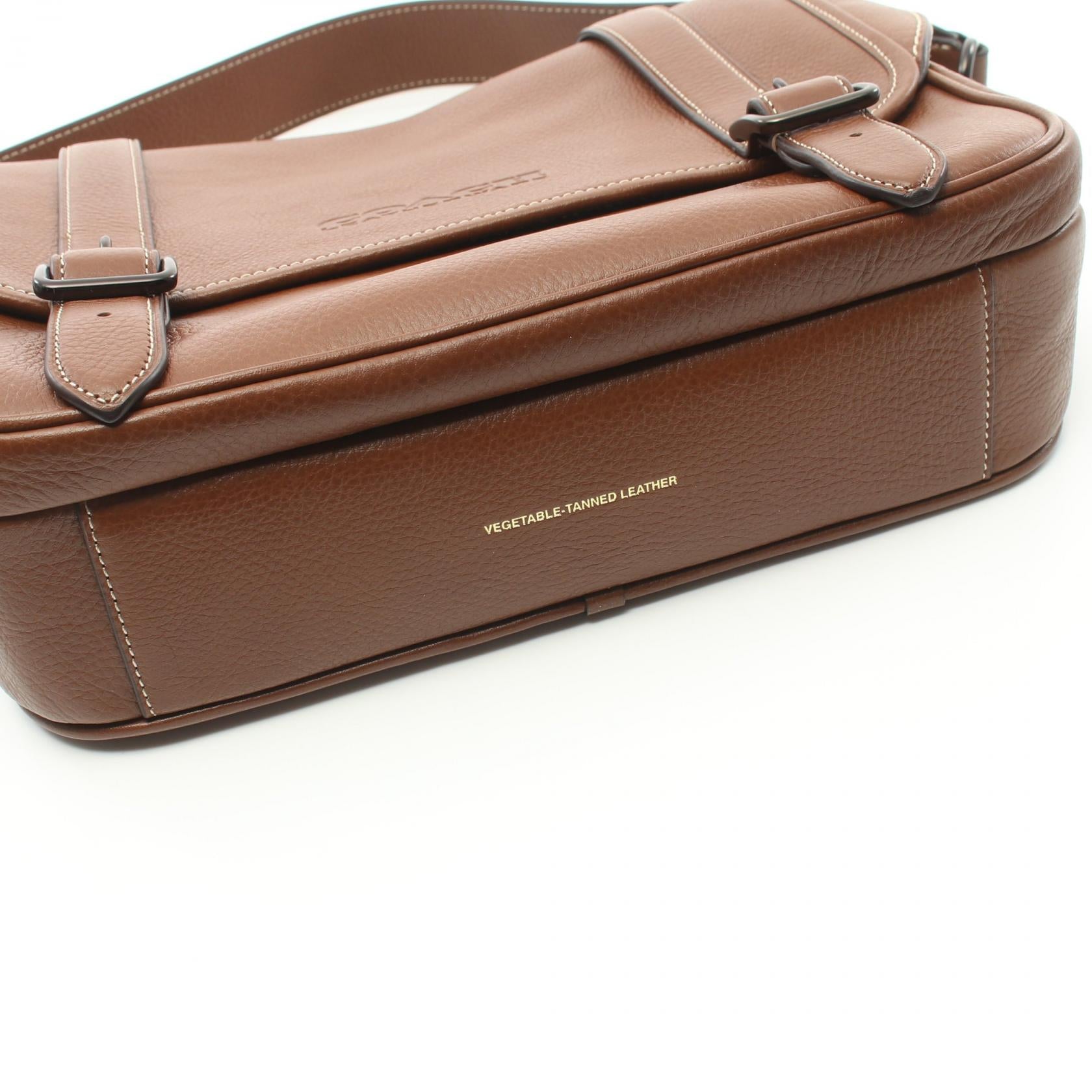 Coach Leather Carriage Messenger Bag