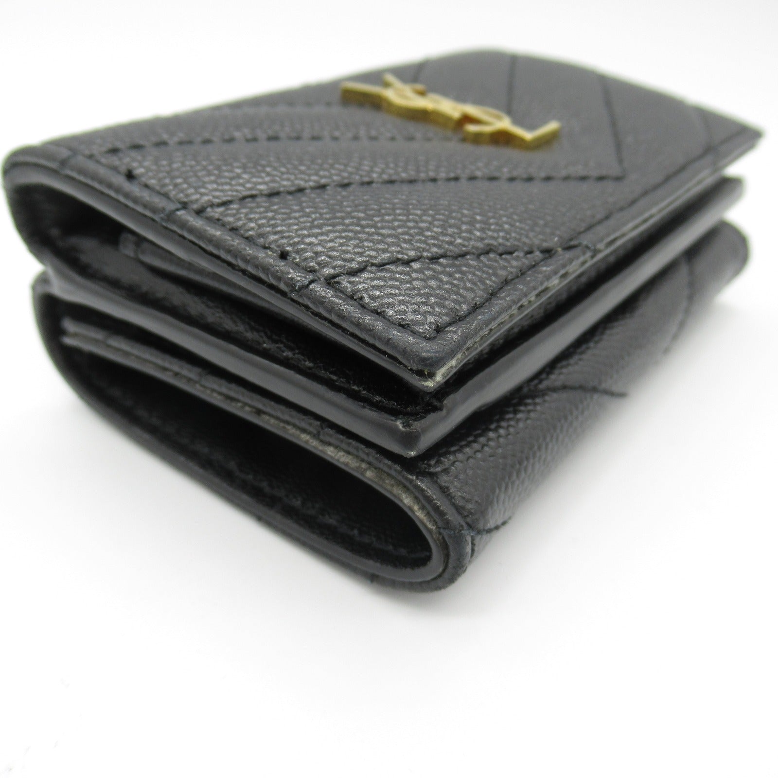 Yves Saint Laurent Leather Origami Tiny Wallet