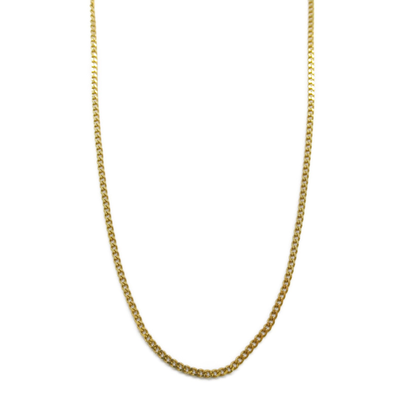 Celine Gold Plated Long Chain Necklace