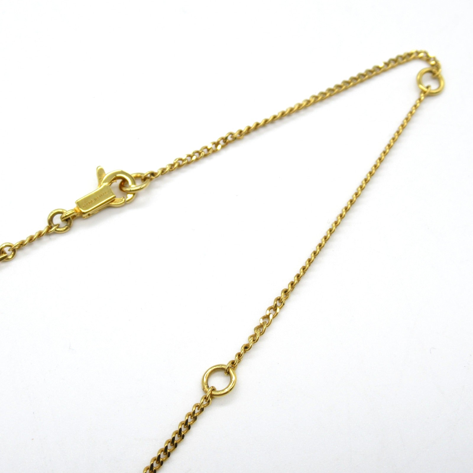 Celine Gold Plated Long Chain Necklace