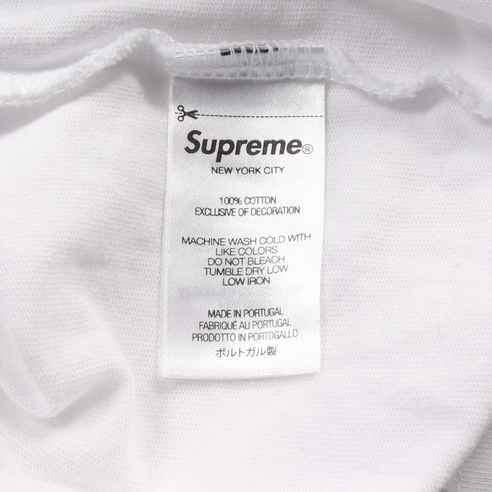 Supreme Box Logo Cotton T-Shirt White