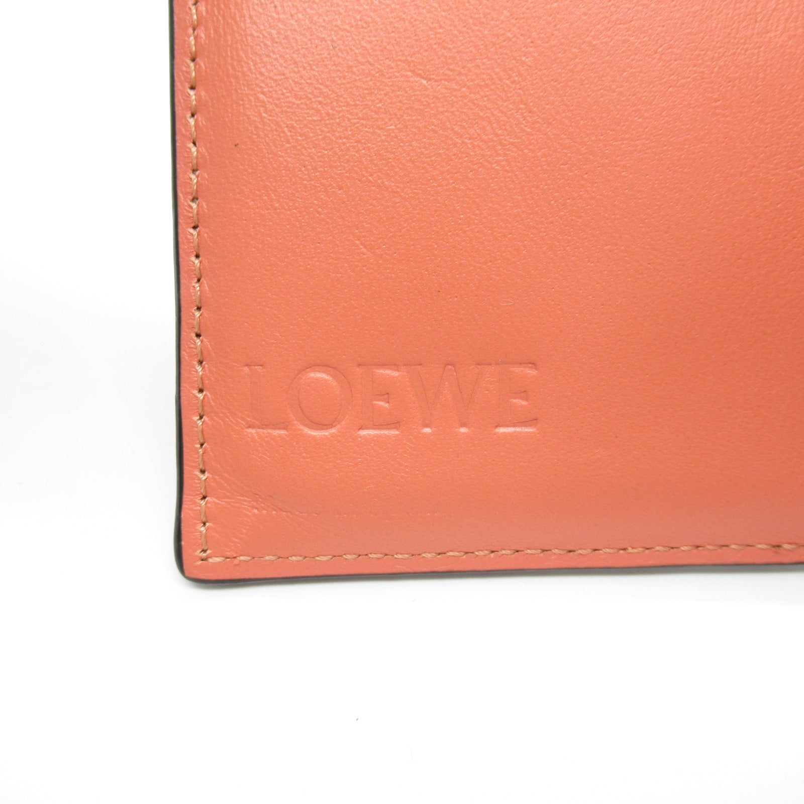 Loewe Slim Zip Bifold Wallet Beige