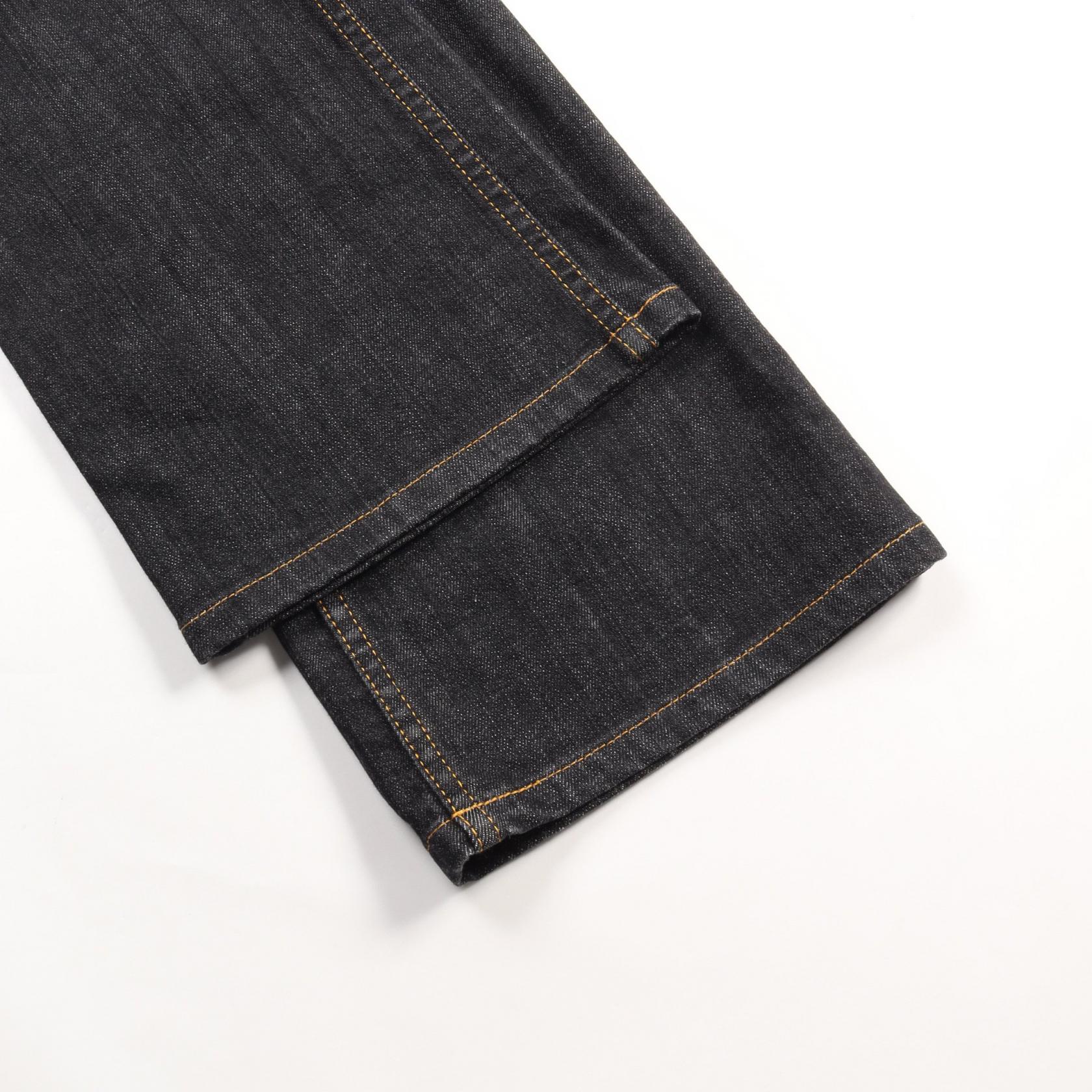 Louis Vuitton Denim Pants Cotton Black