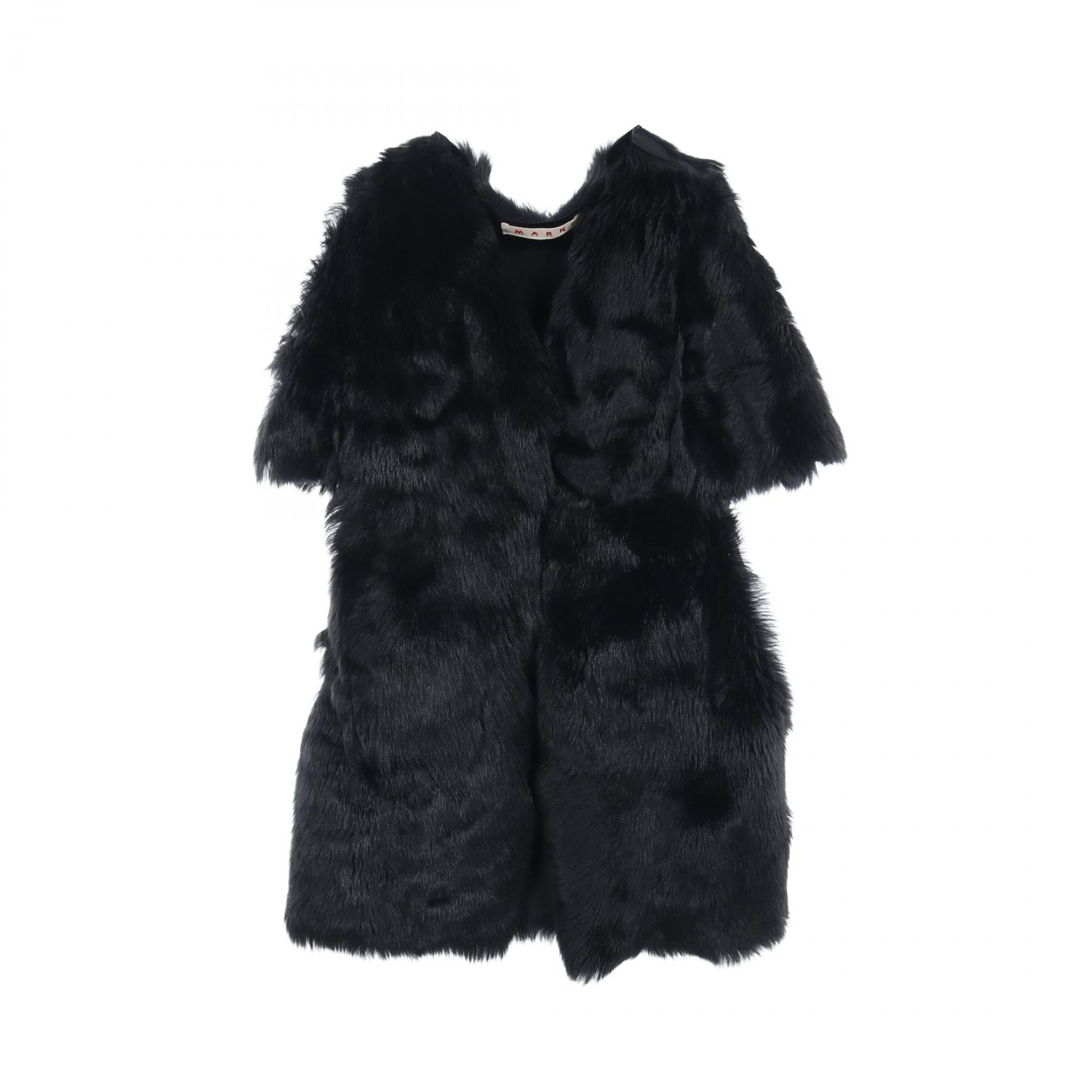 Marni Women's Black Fur Outerwear