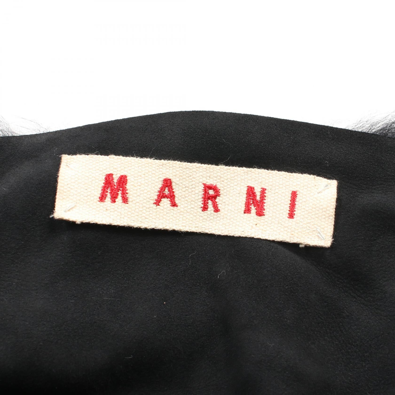 Marni Women's Black Fur Outerwear