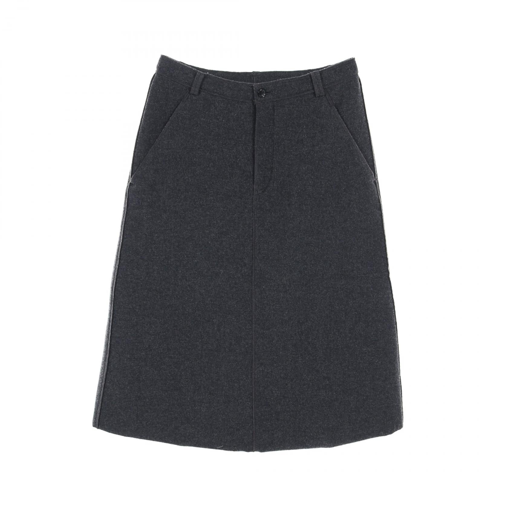 Comme des Garcons Wool Neoprene Skirt