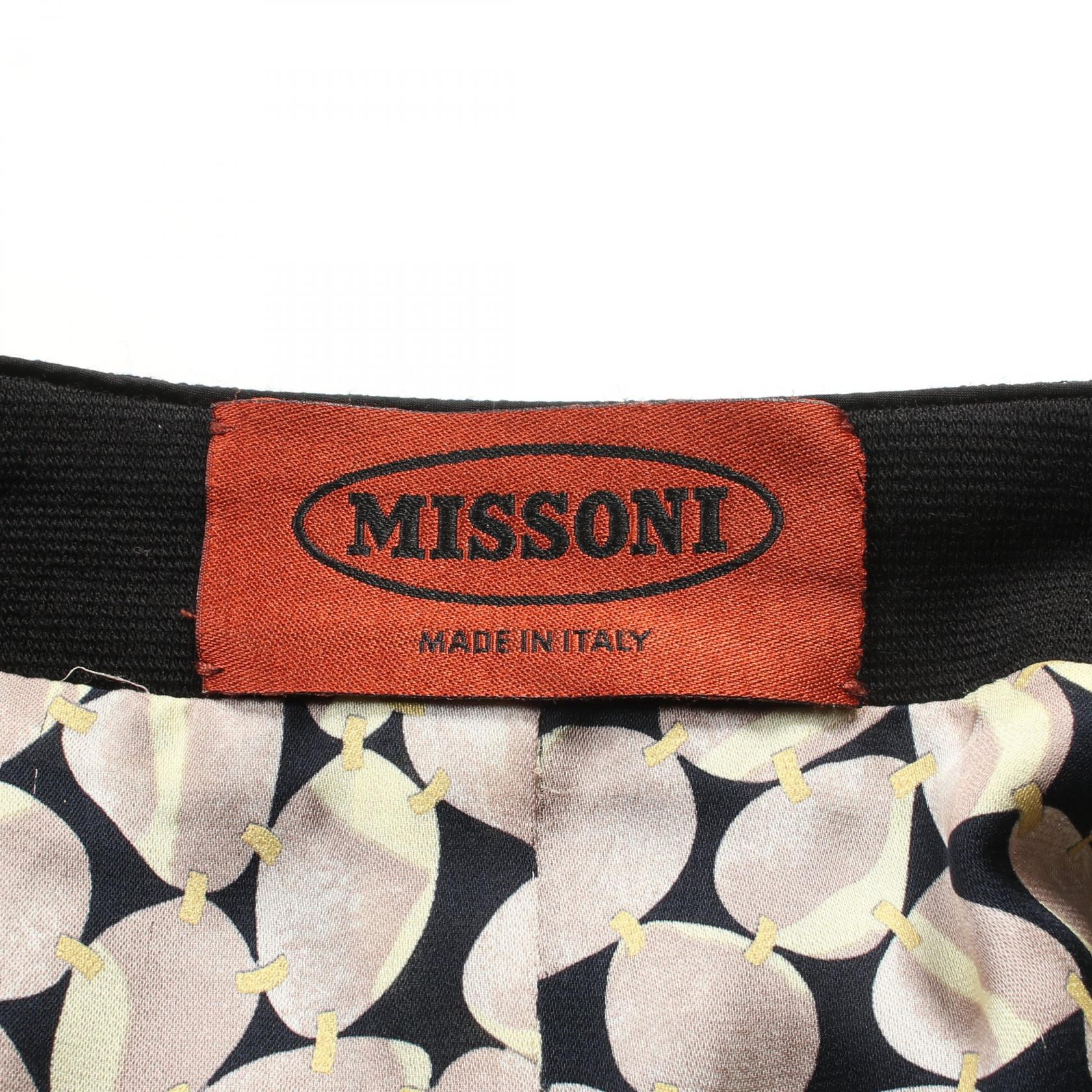 Missoni Wool Blouse Black Multicolor