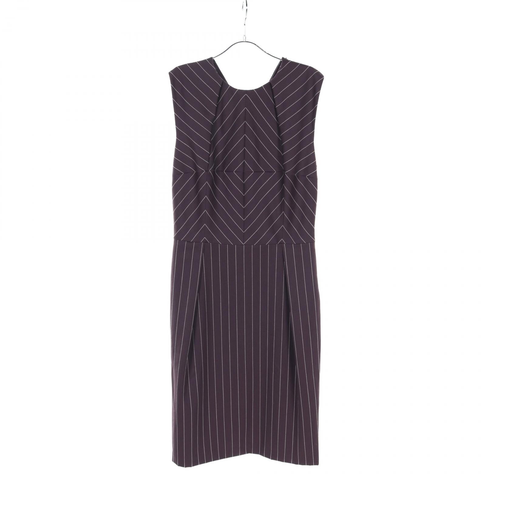 Bottega Veneta Wool Dress Bordeaux