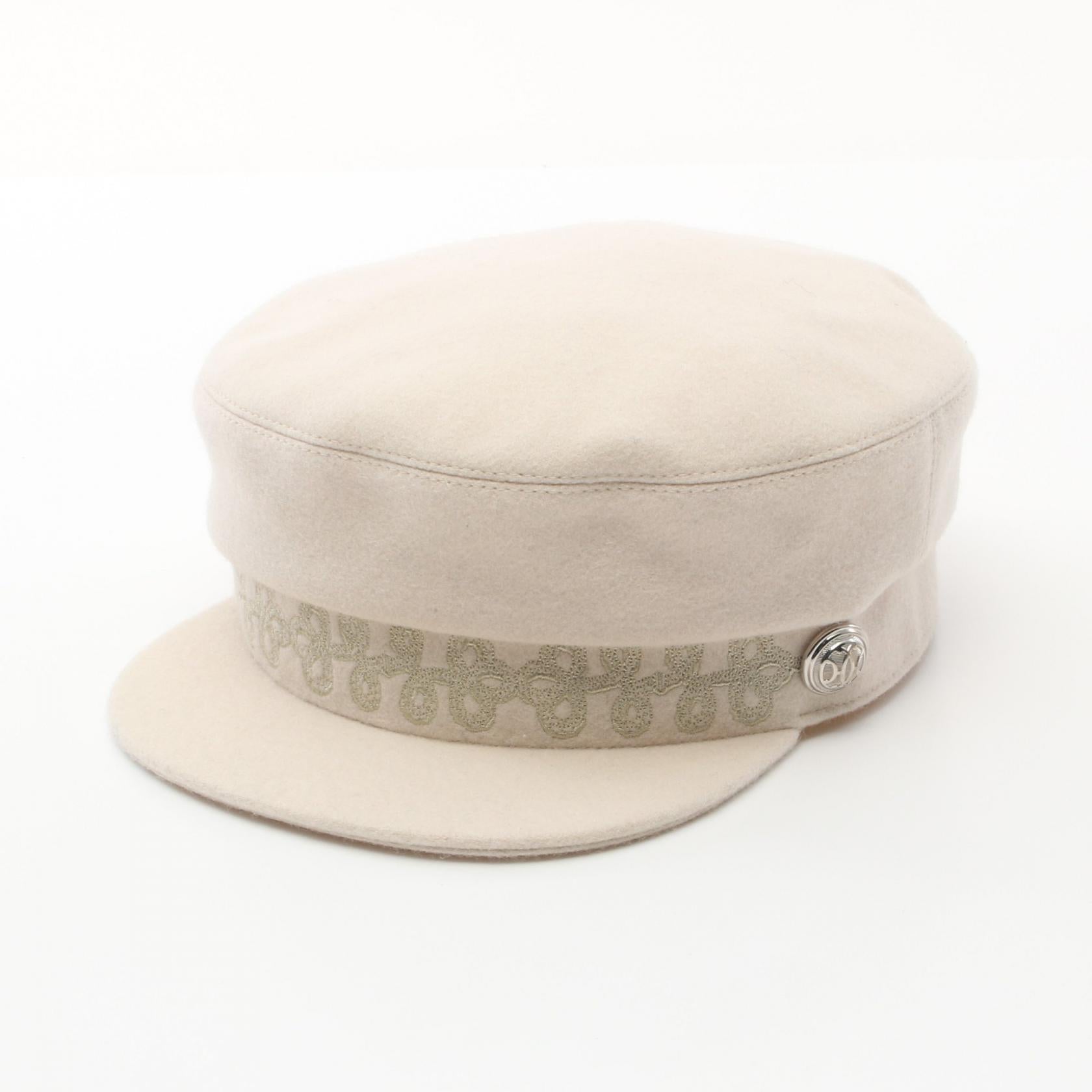 Hermes Wool Hat Beige