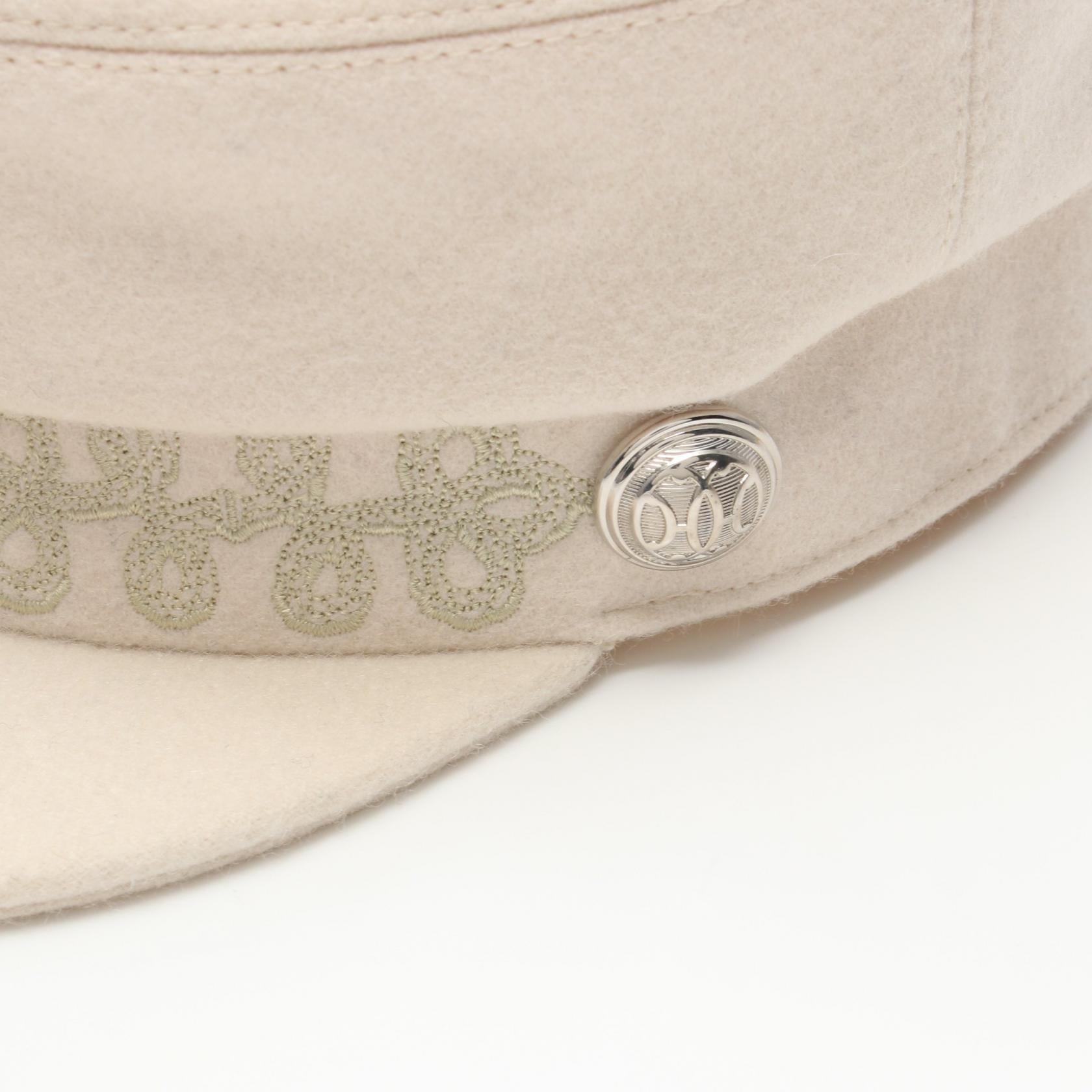 Hermes Wool Hat Beige