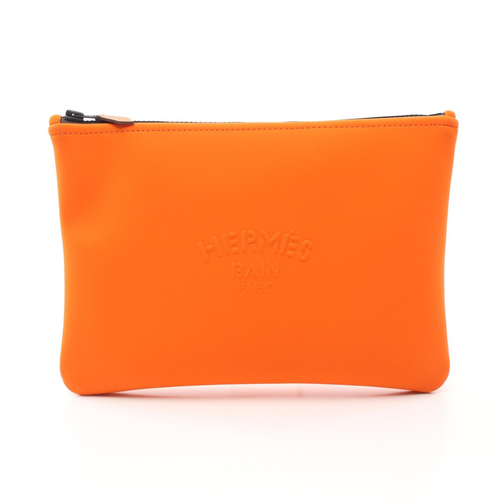 Hermes Neoprene Neobain MM Clutch Bag