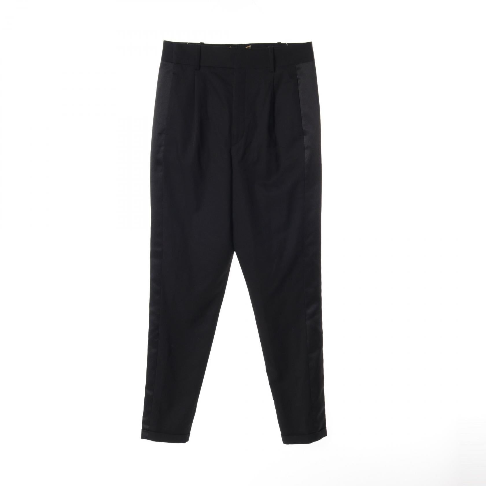 Saint Laurent Wool Pants Black