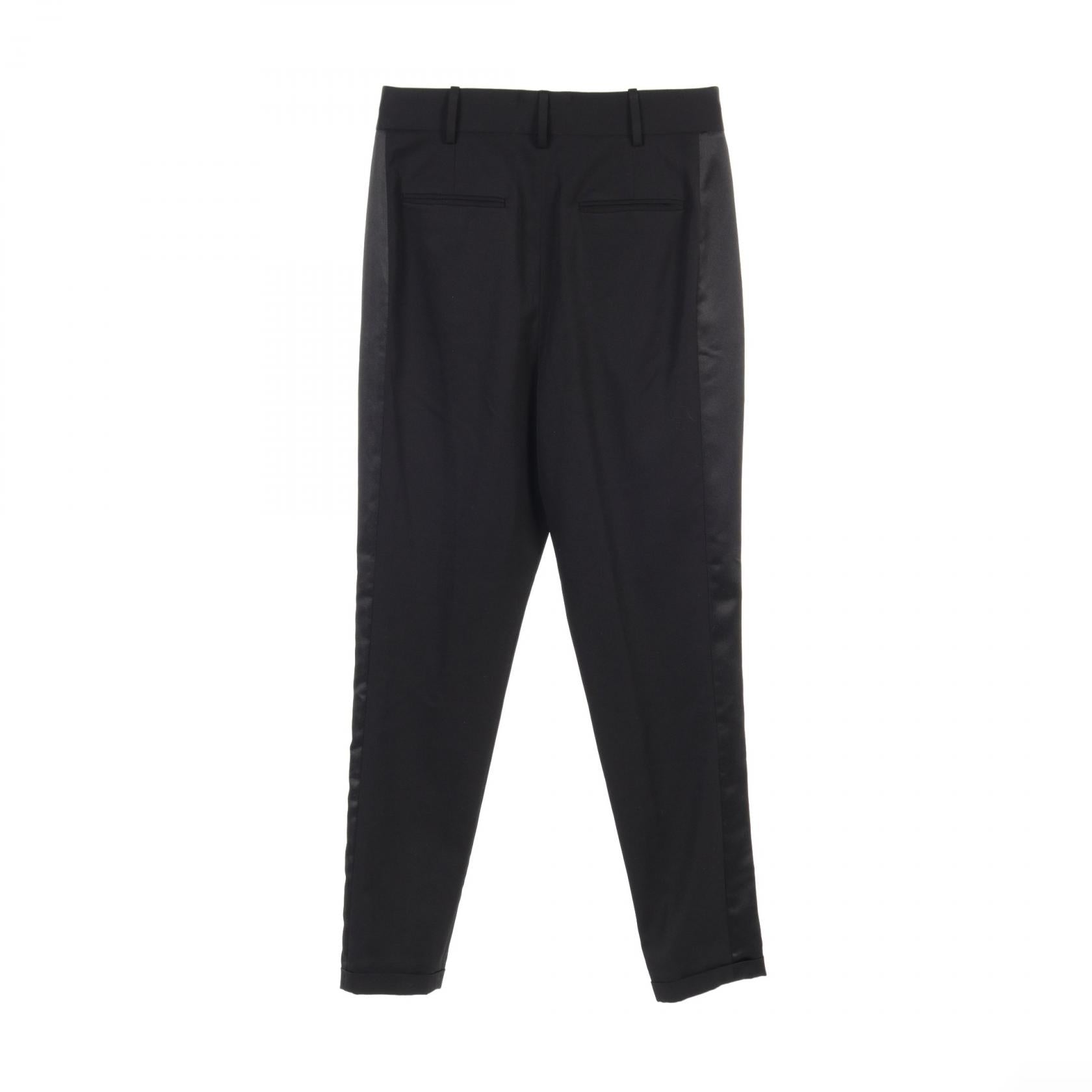 Saint Laurent Wool Pants Black