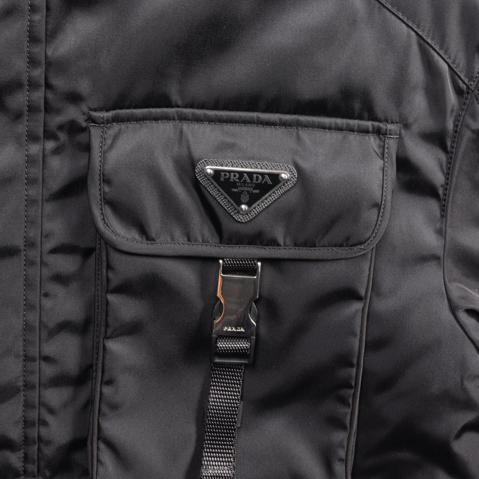 Prada RE-NYLON Jacket Black SGB812