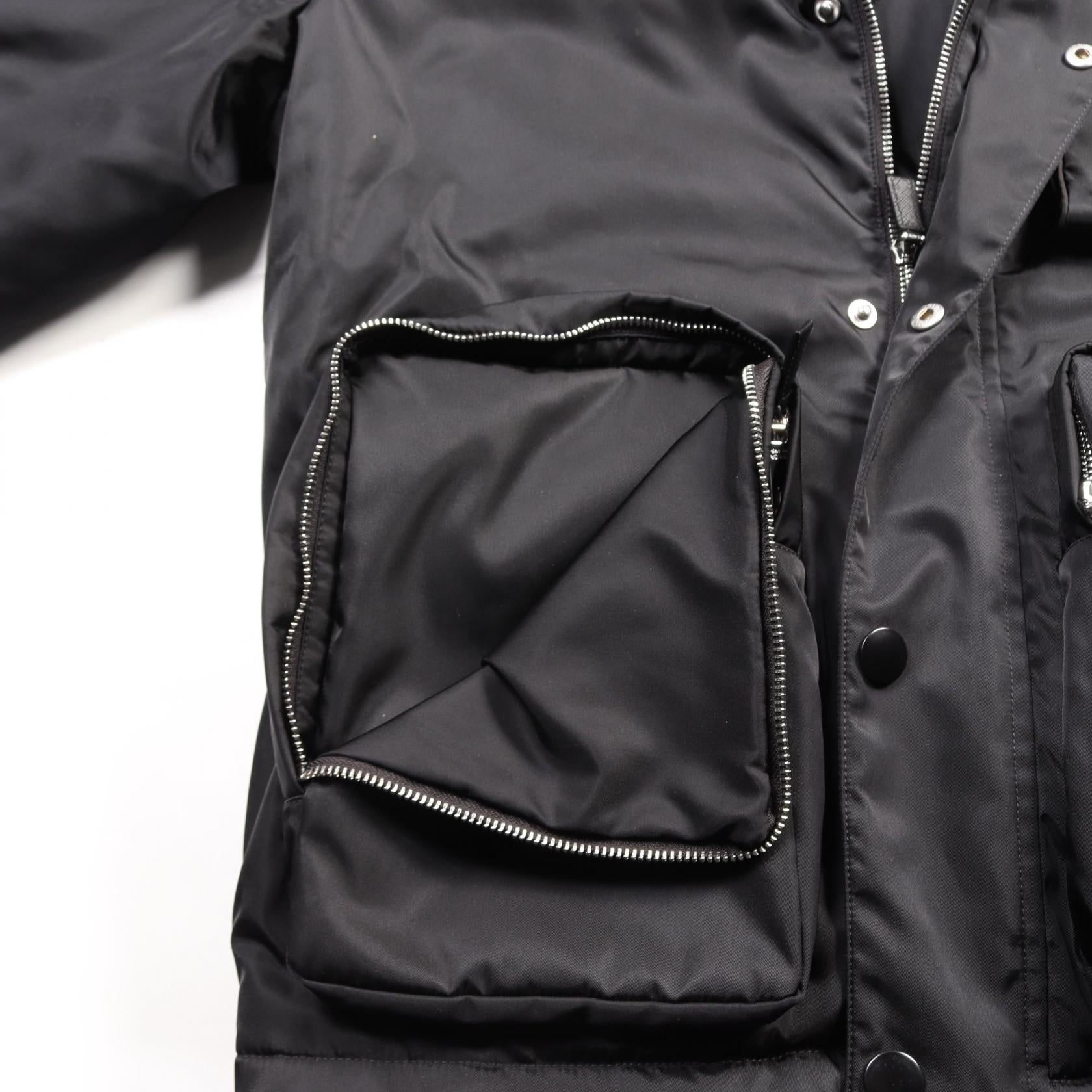 Prada RE-NYLON Jacket Black SGB812