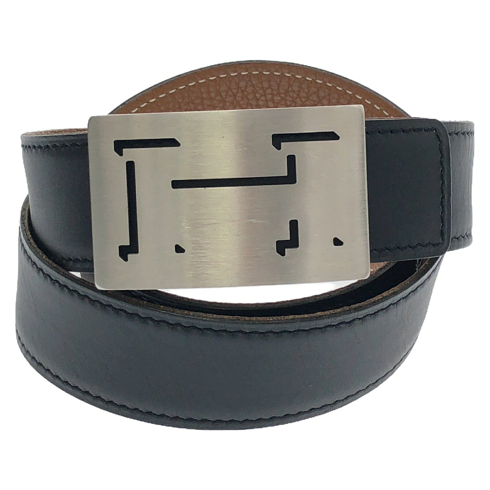 Hermes Leather Belt Black