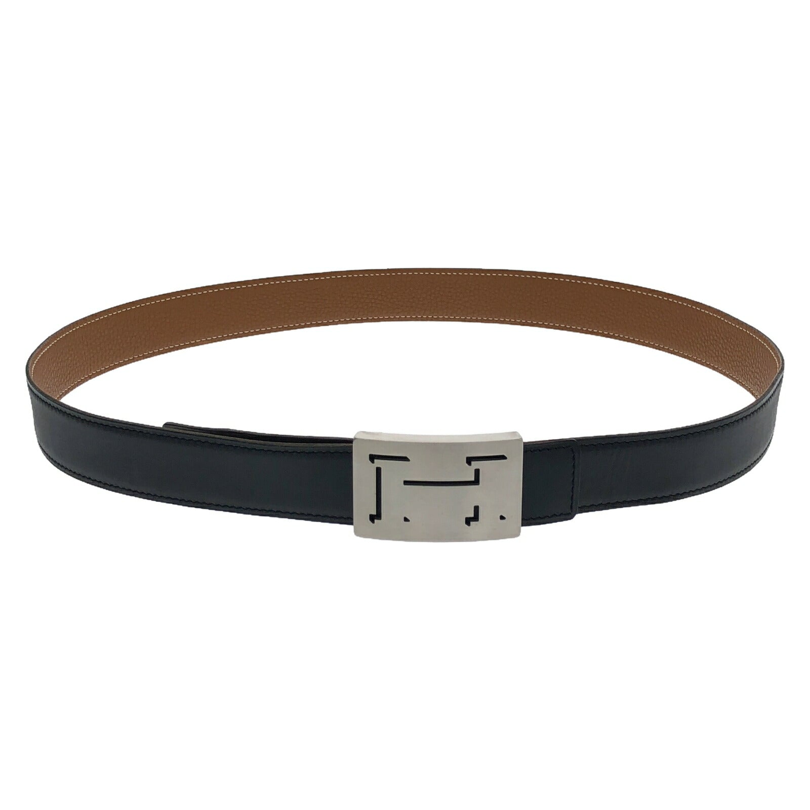 Hermes Leather Belt Black