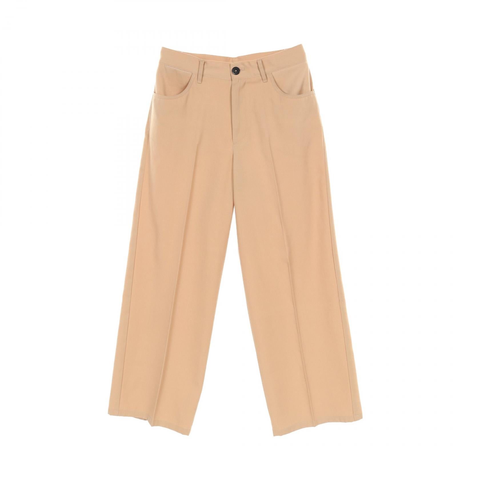 Jil Sander Wool Pants Beige Women