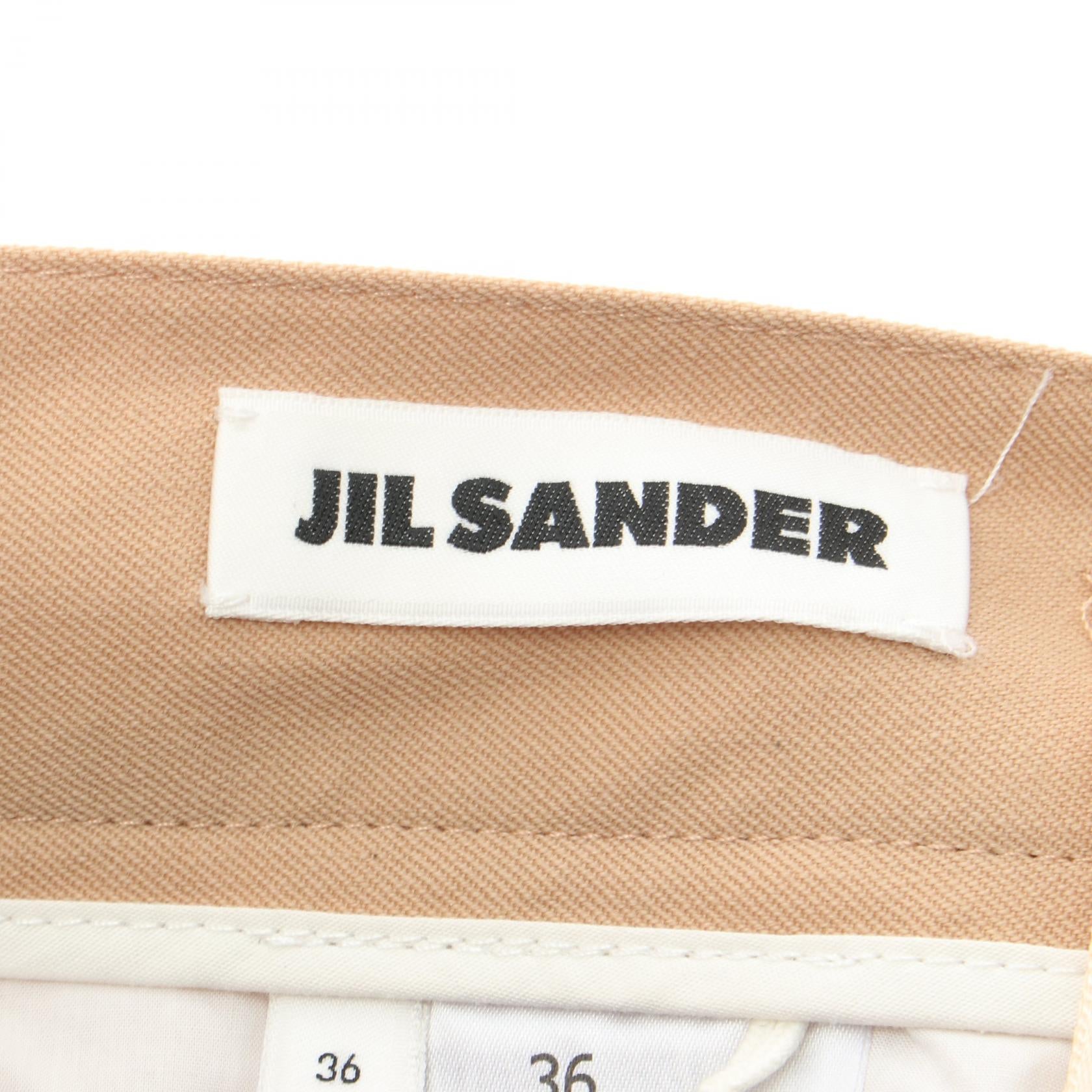 Jil Sander Wool Pants Beige Women