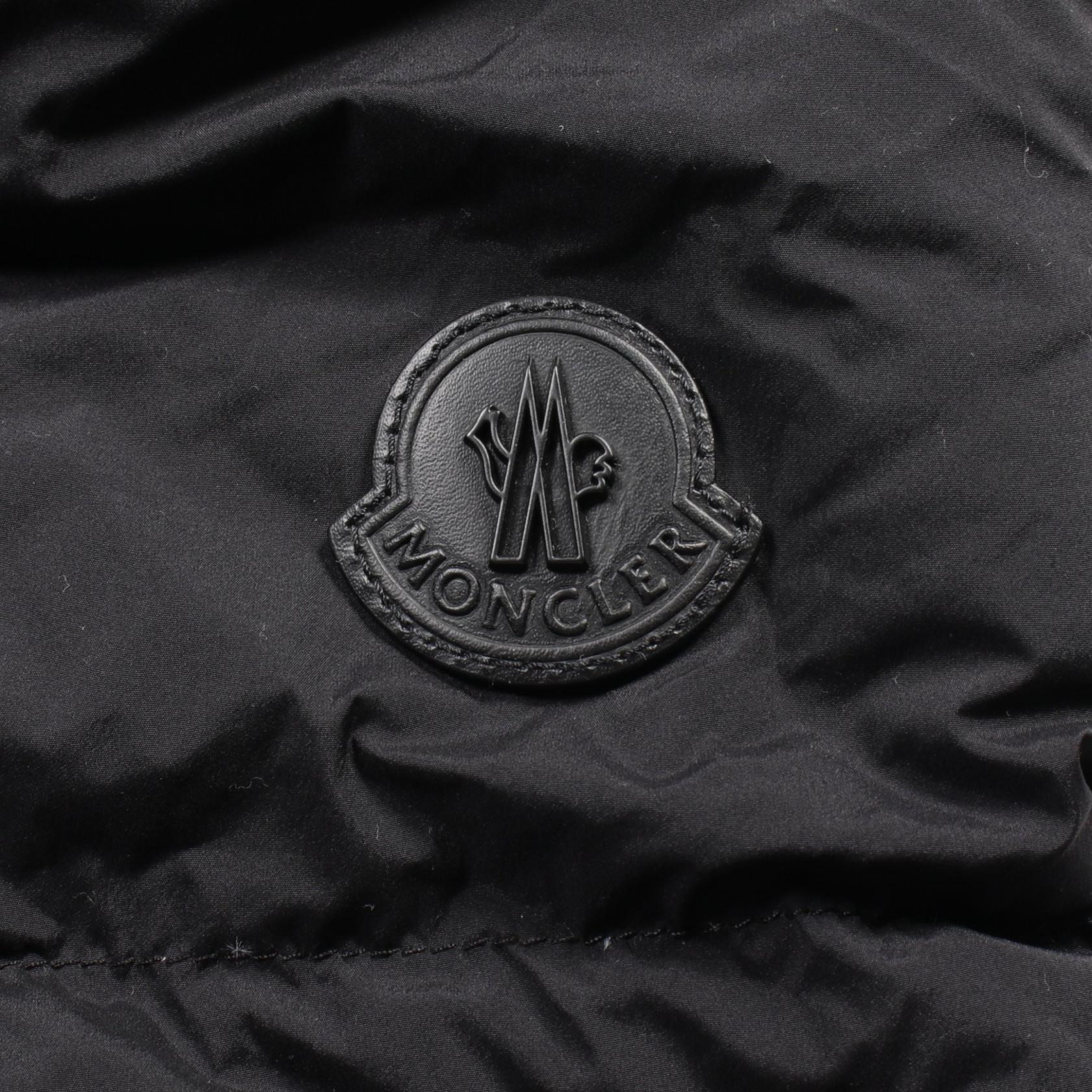 Moncler SAMALENS Nylon Down Jacket Black