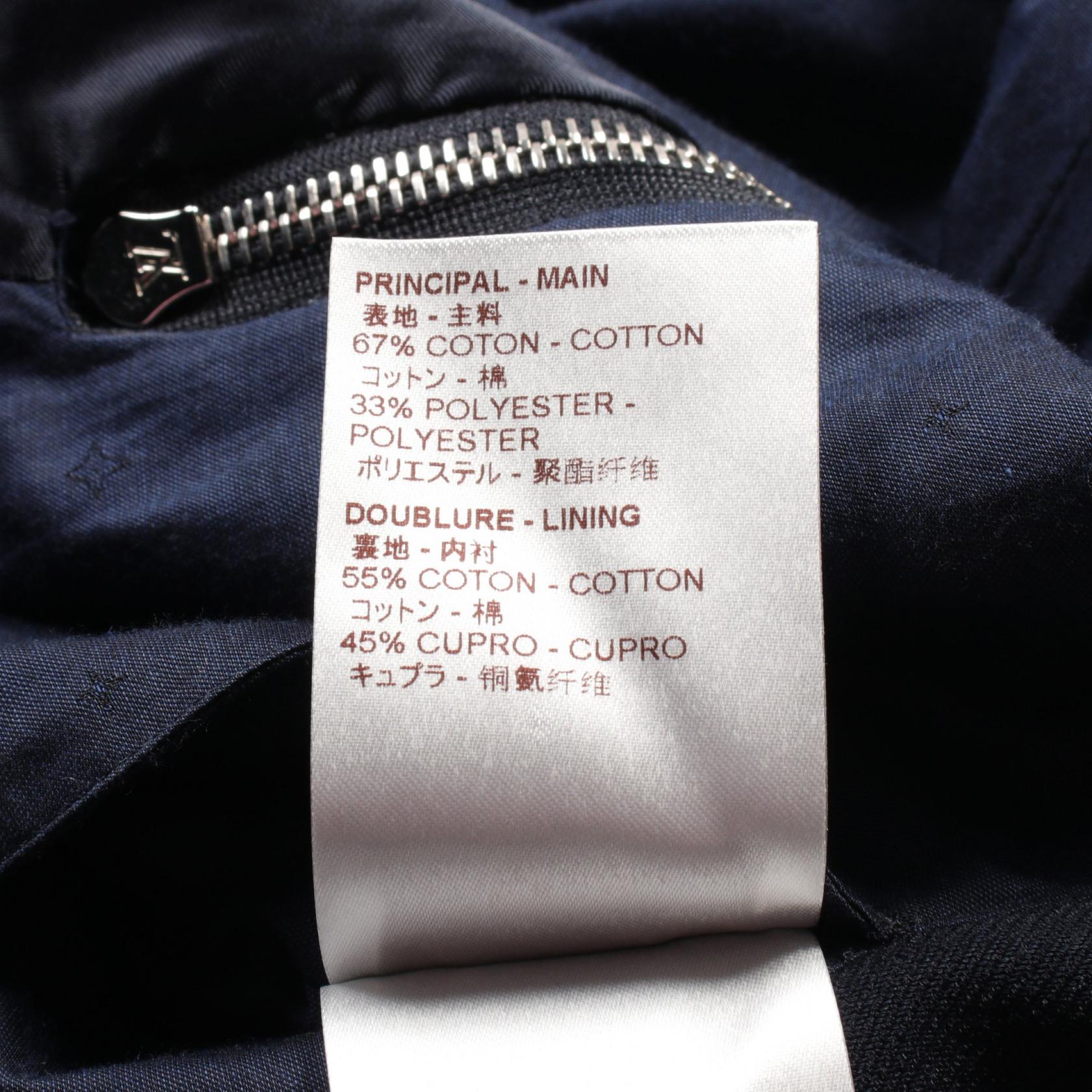 Louis Vuitton Cotton Polyester Jacket Navy