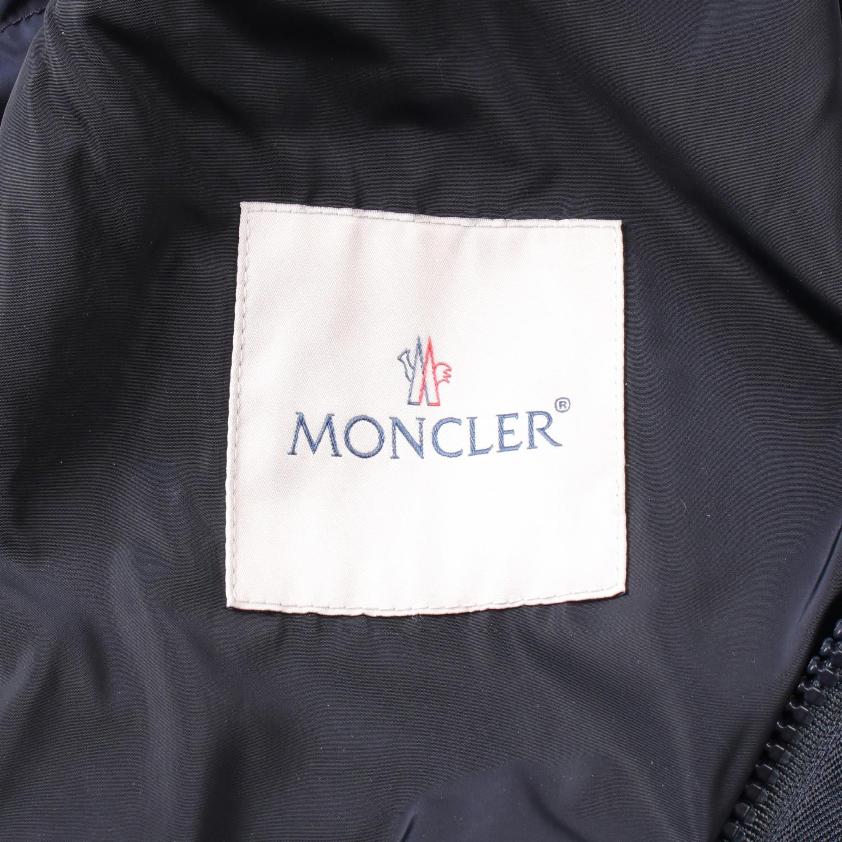 Moncler LEBRIS Polyester Outerwear Navy