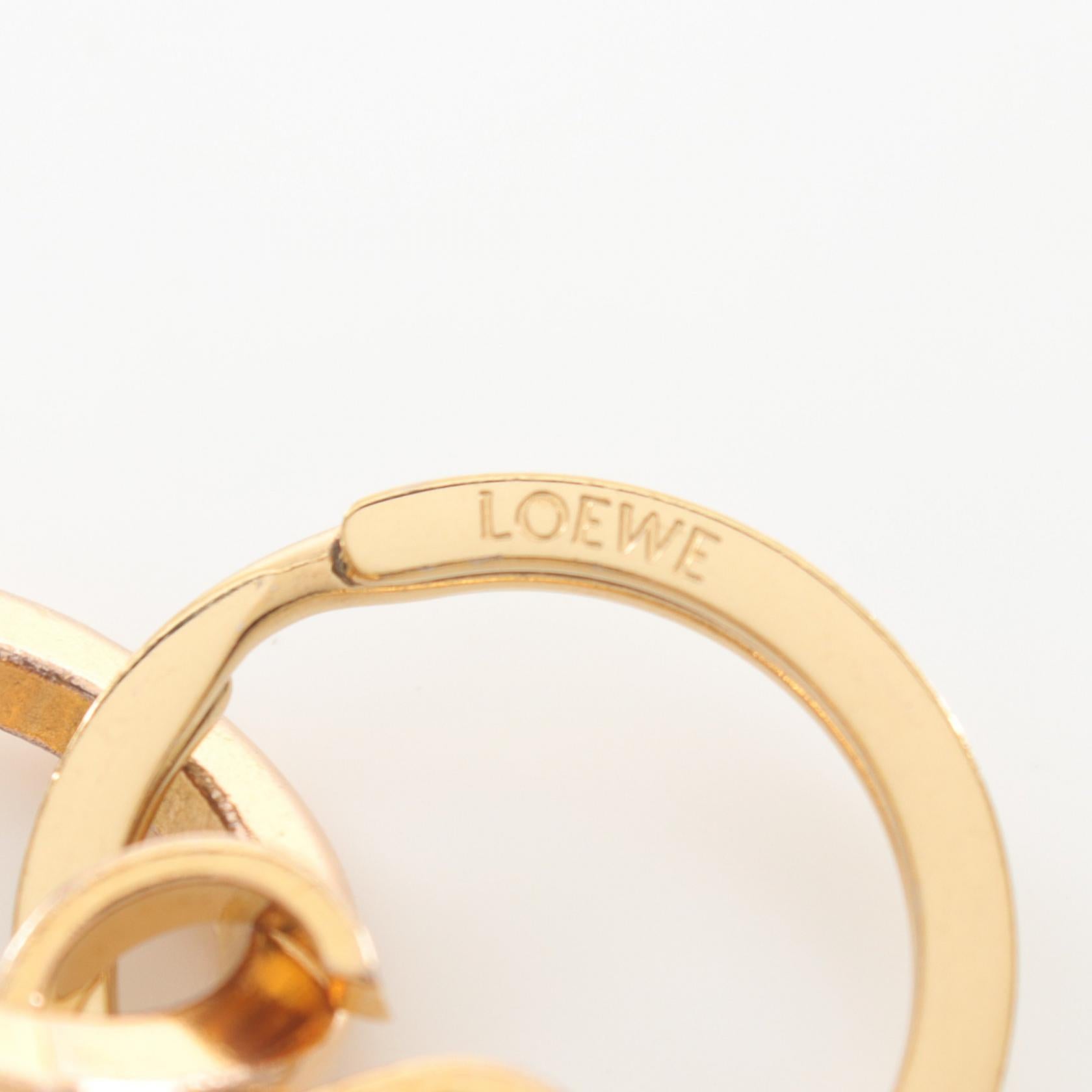 Loewe Anagram Charm Gold Accessory