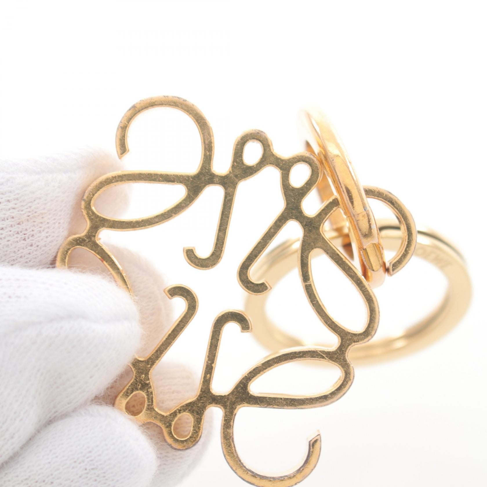 Loewe Anagram Charm Gold Accessory